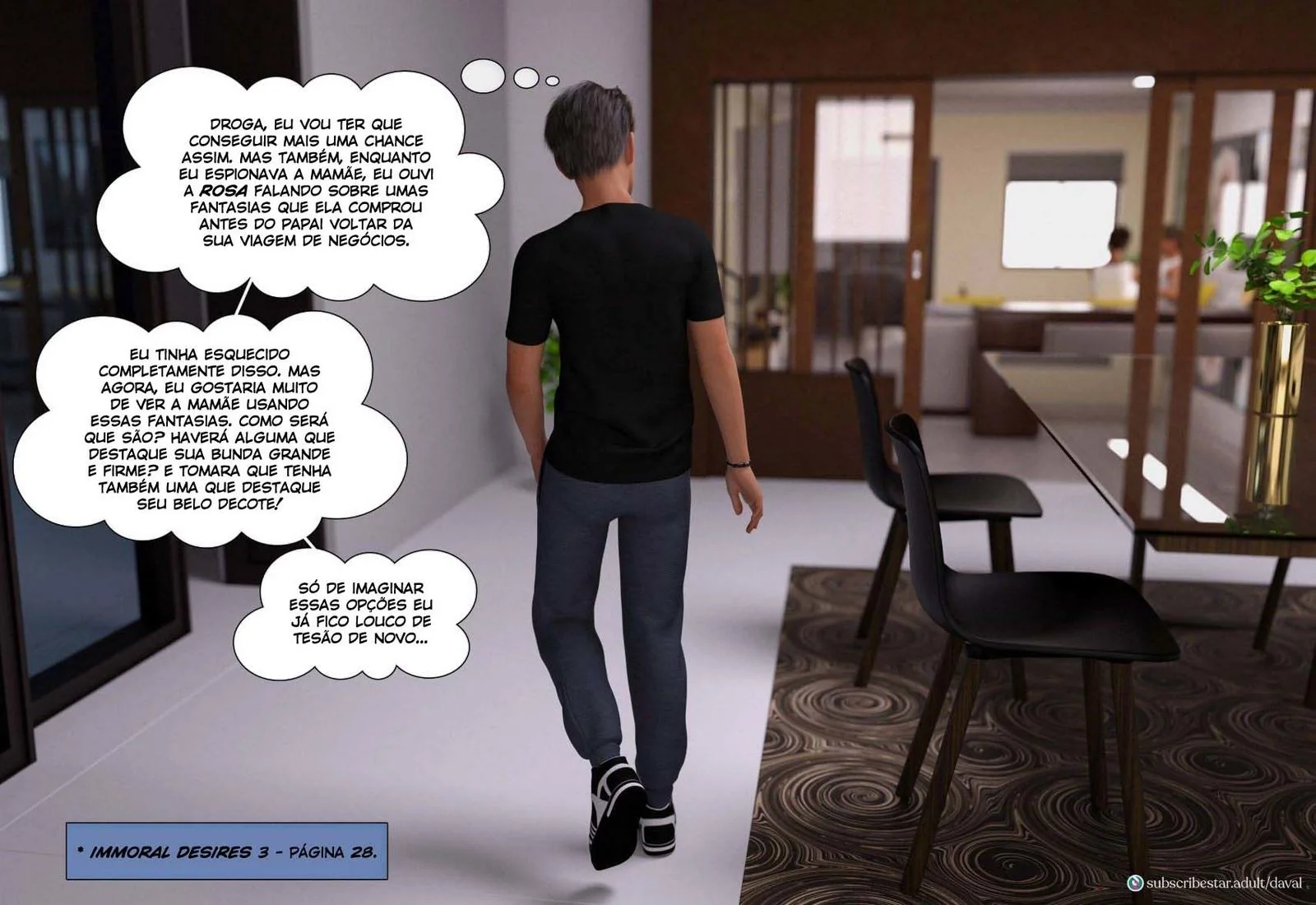 A Mamãe Safada do Daniel - O Desejo Proibido em HQ Brasileiro