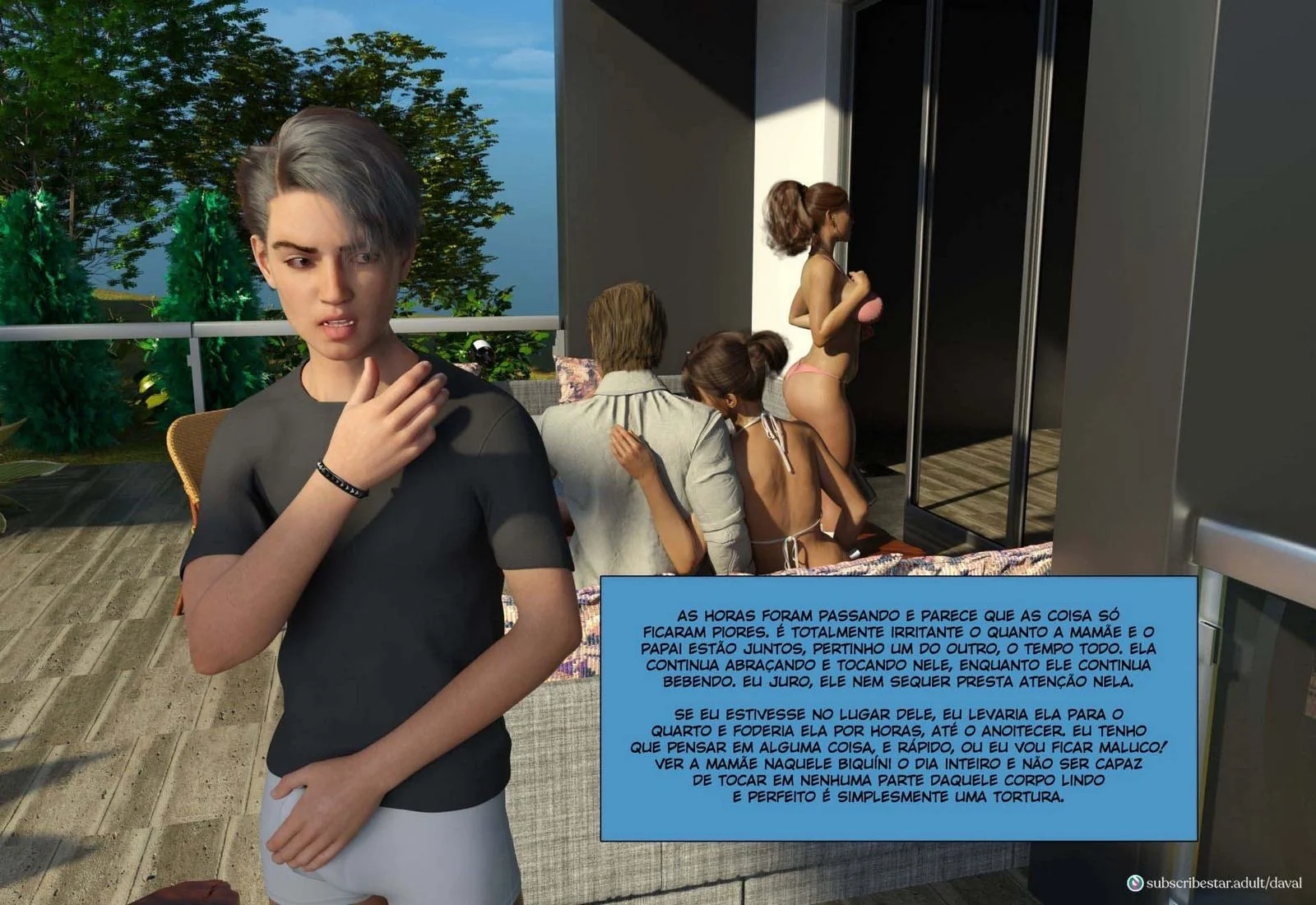 A Mamãe Safada do Daniel - O Desejo Proibido em HQ Brasileiro