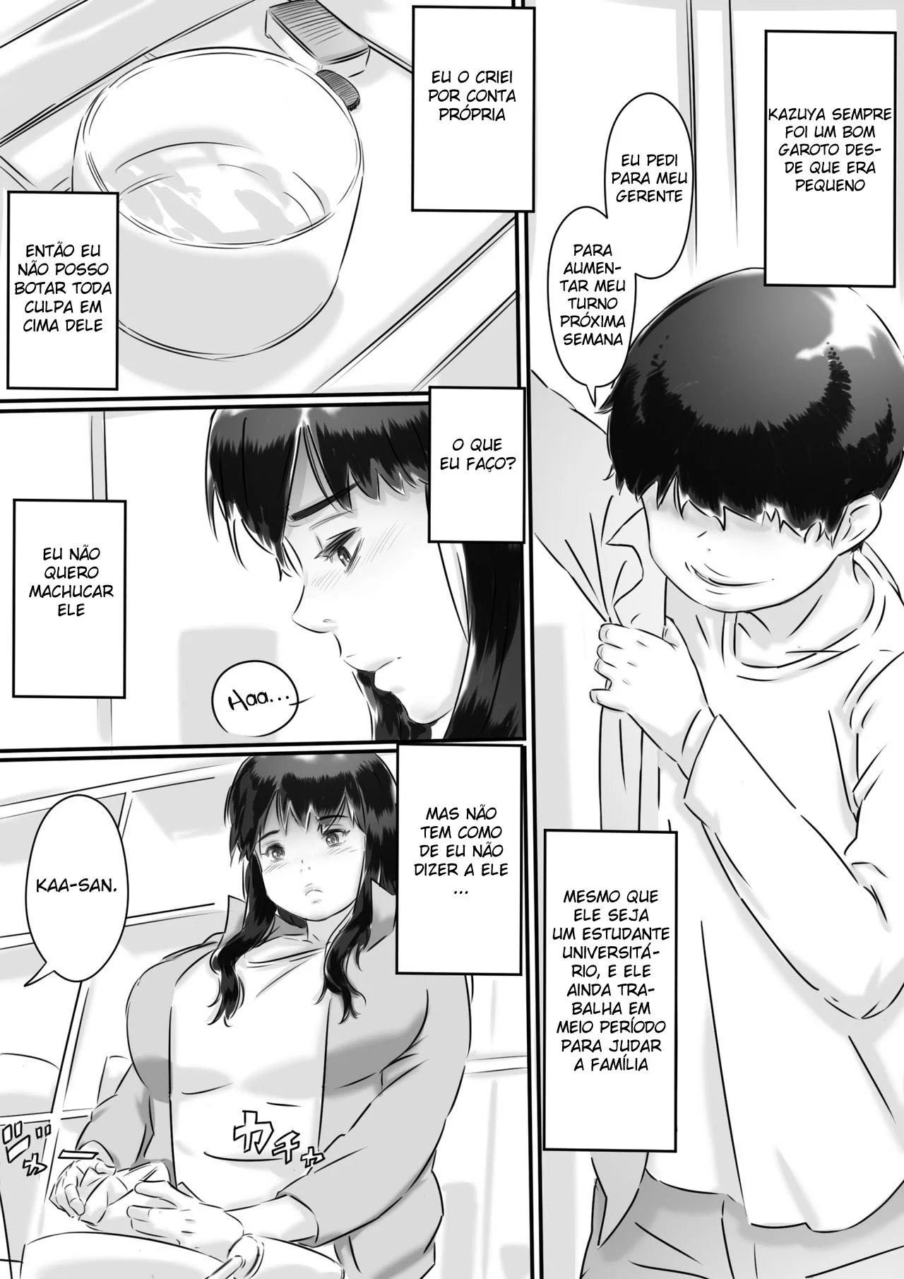 A Piranha Coroa e o Fetichista: Kaa-san e o Filho Tarado" em Hentai HQ