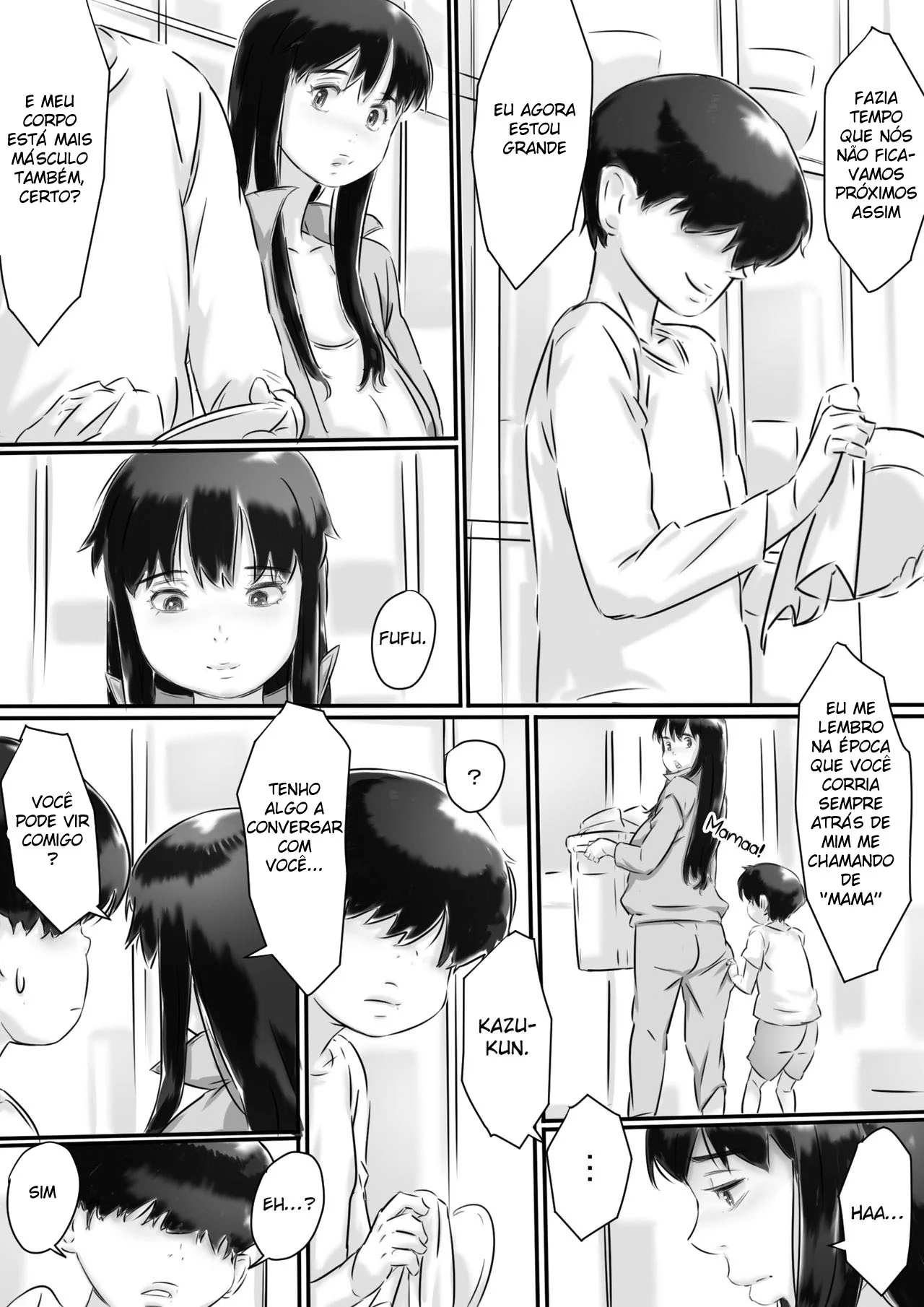 A Piranha Coroa e o Fetichista: Kaa-san e o Filho Tarado" em Hentai HQ