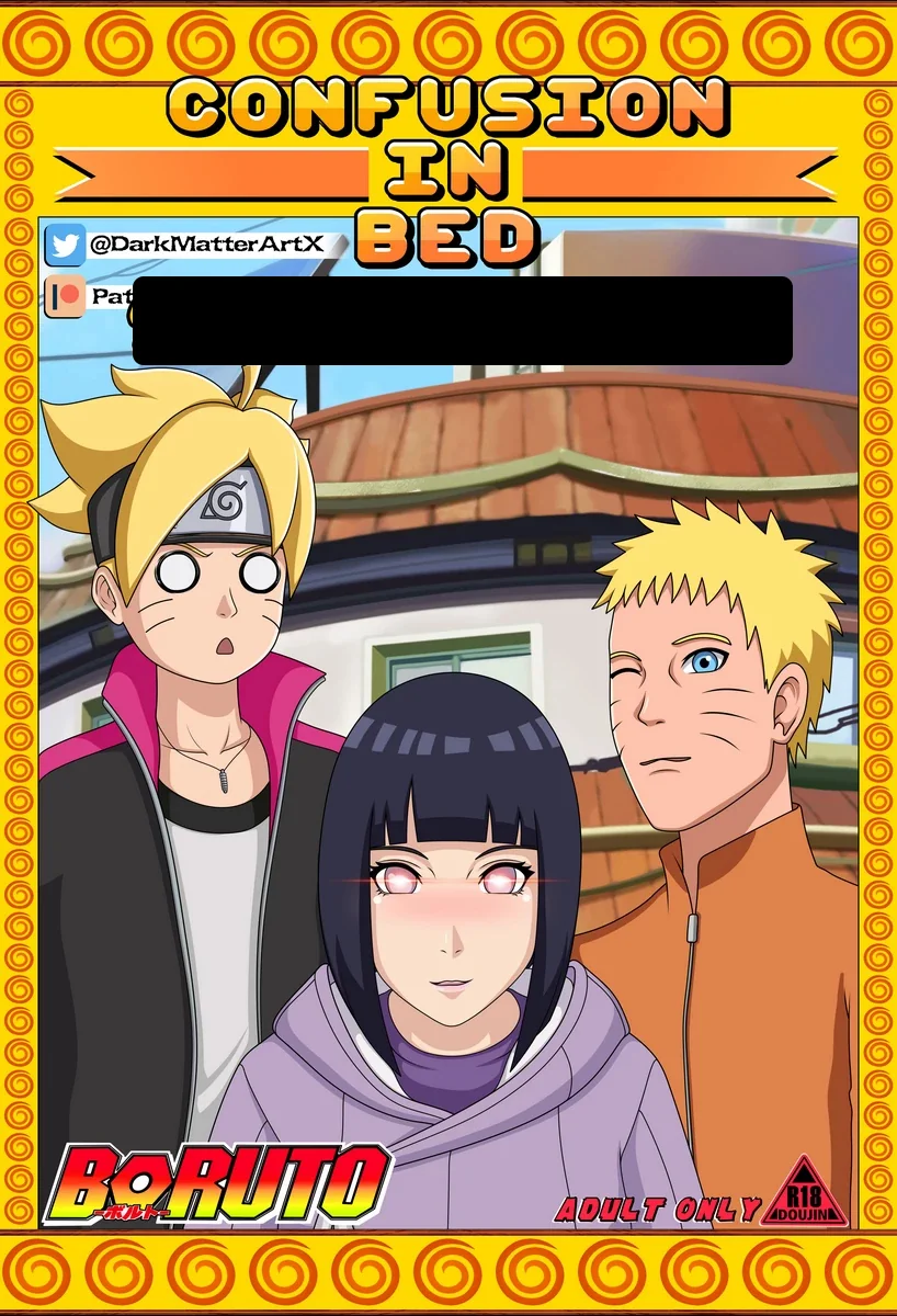 A Piranha da Hinata Sofrendo na Pica do Boruto em Hentai HQ Brasileiro