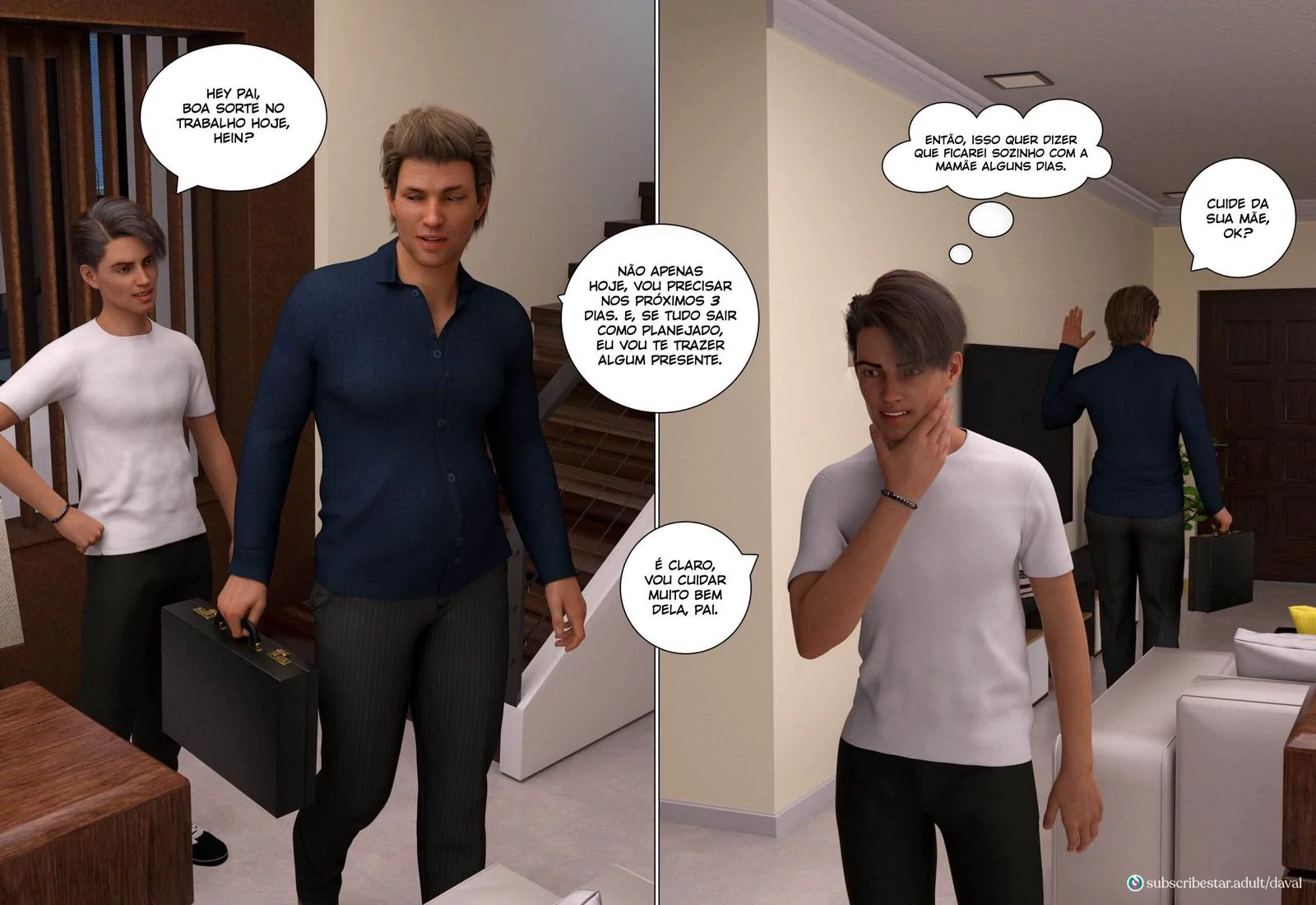 A Piranha da Lana não Consegue Fugir da Rola do Daniel em HQ Brasileiro