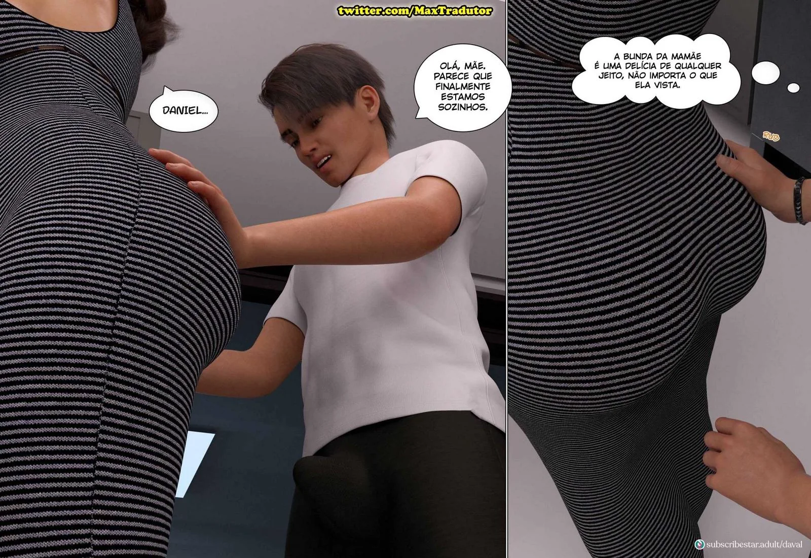 A Piranha da Lana não Consegue Fugir da Rola do Daniel em HQ Brasileiro