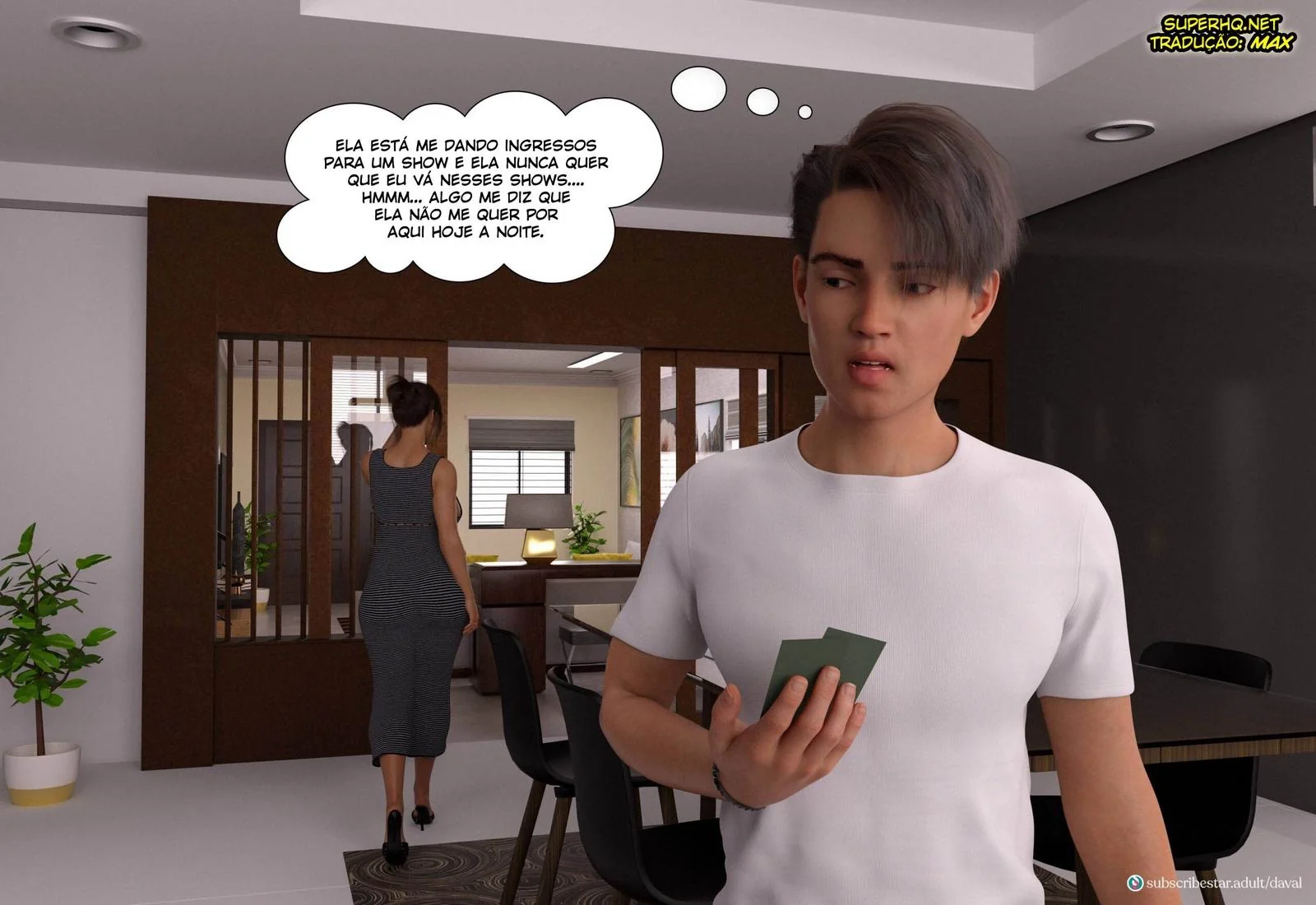 A Piranha da Lana não Consegue Fugir da Rola do Daniel em HQ Brasileiro