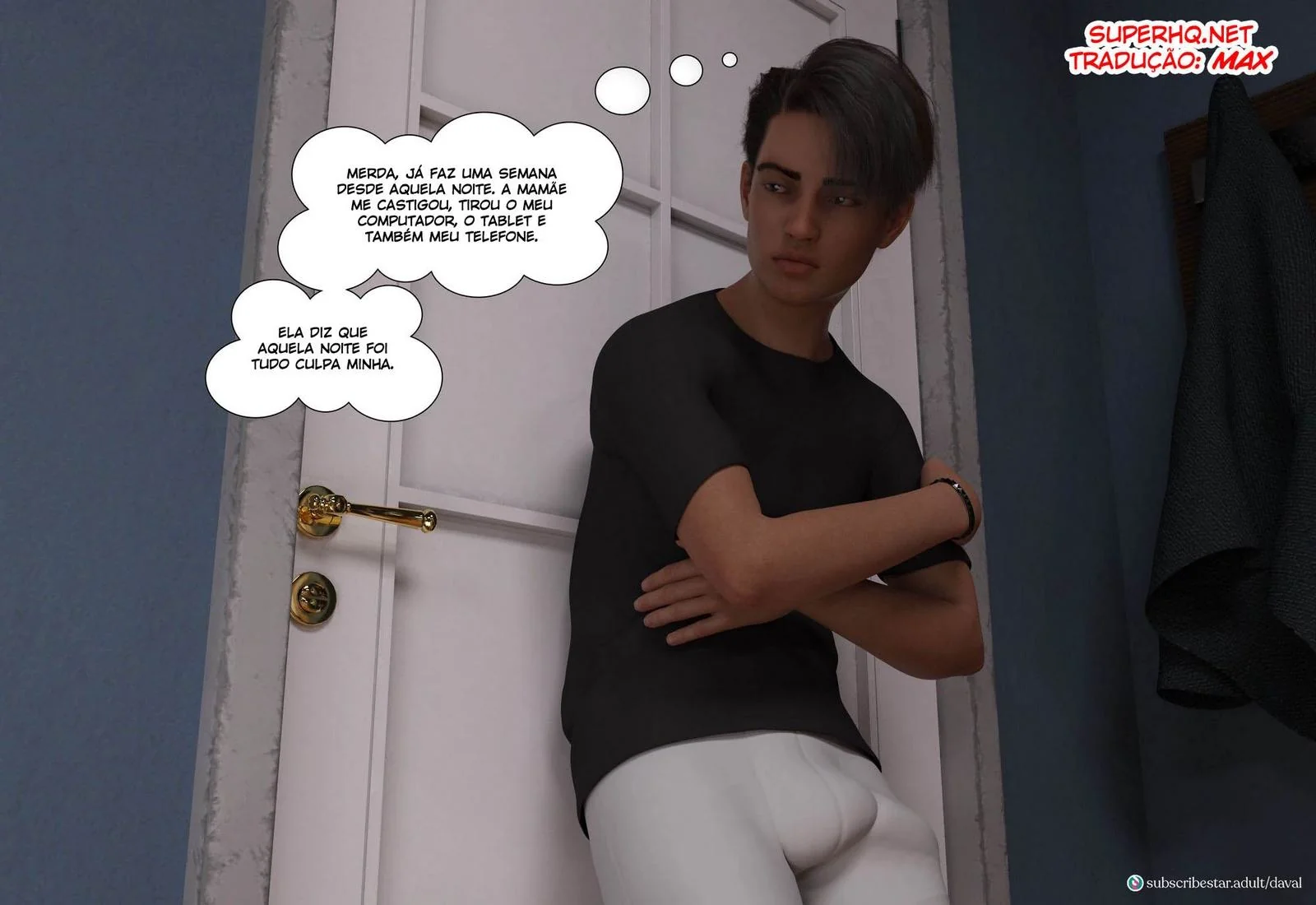 A Piranha da Lana não Consegue Fugir da Rola do Daniel em HQ Brasileiro