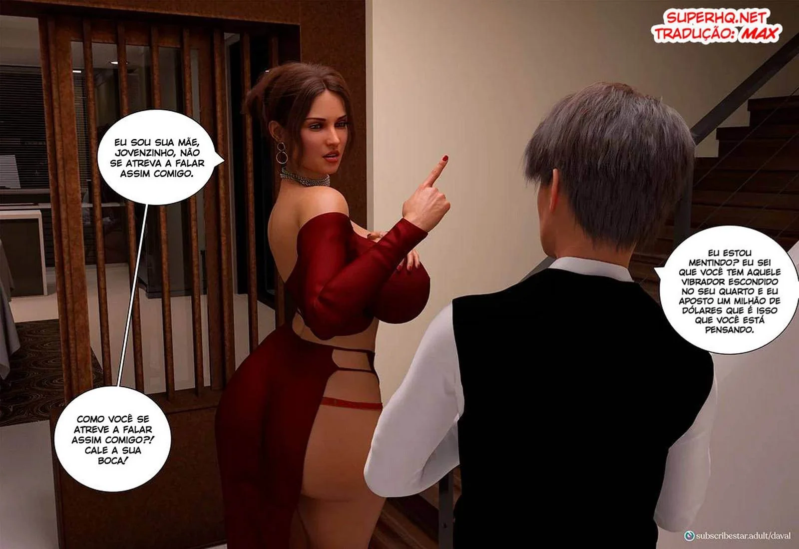 A Piranha da Lana não Consegue Fugir da Rola do Daniel em HQ Brasileiro