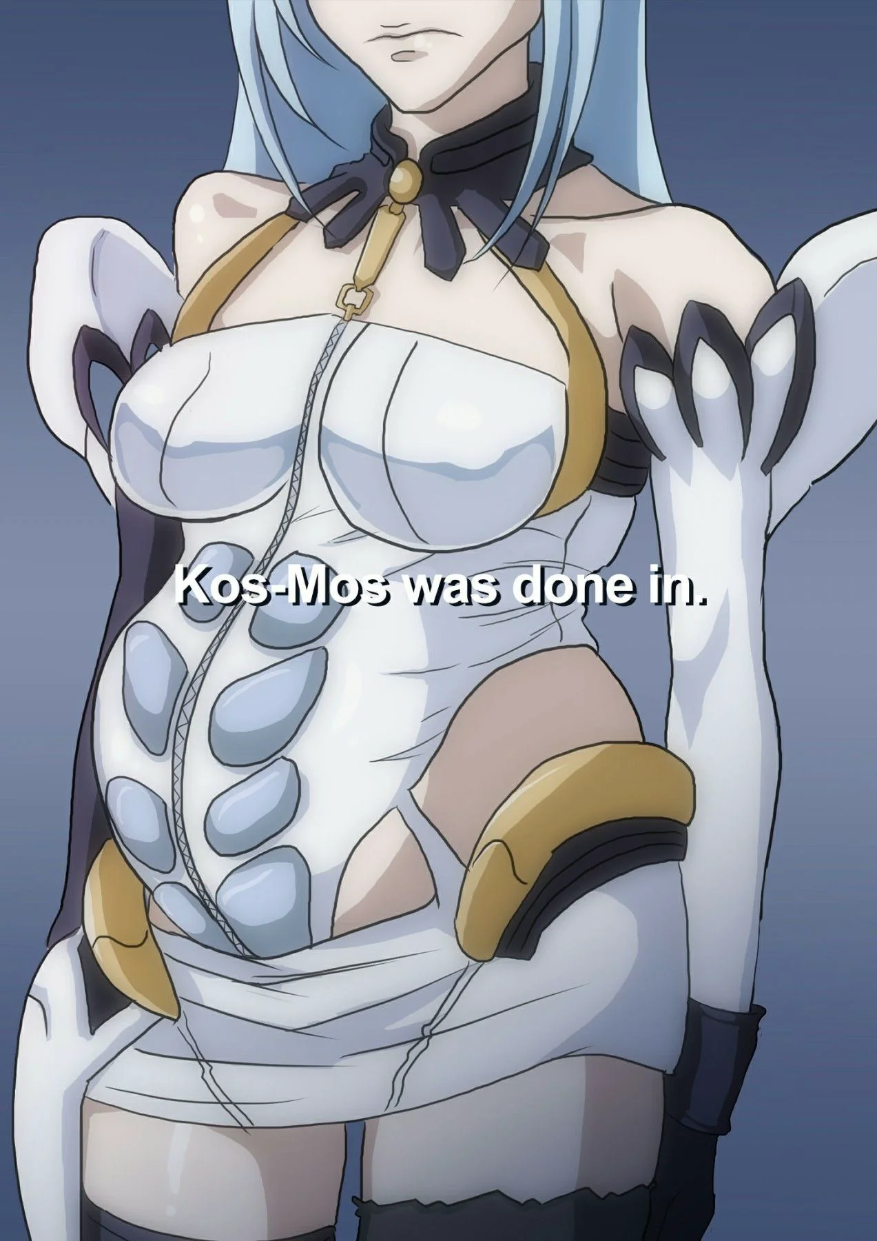A Piranha do Espaço - Kos-mos tem sua buceta invadida por uma rola alienígena em Xenosaga! Em Hentai HQ Brasileiro