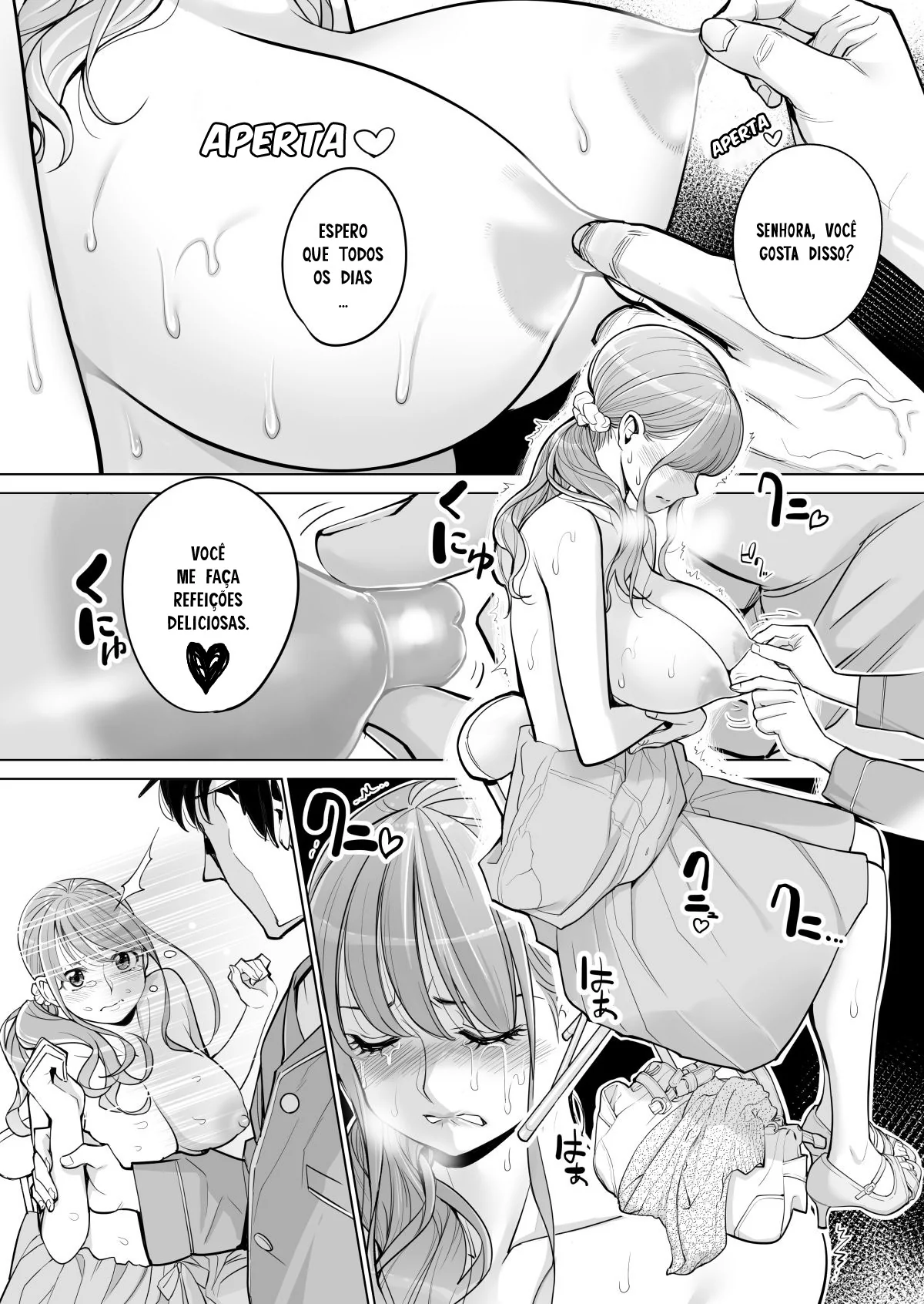 A Piranha e a Pica: Ren-kun e Chiyo em uma Foda Sem Limites em Hentai HQ Brasileiro