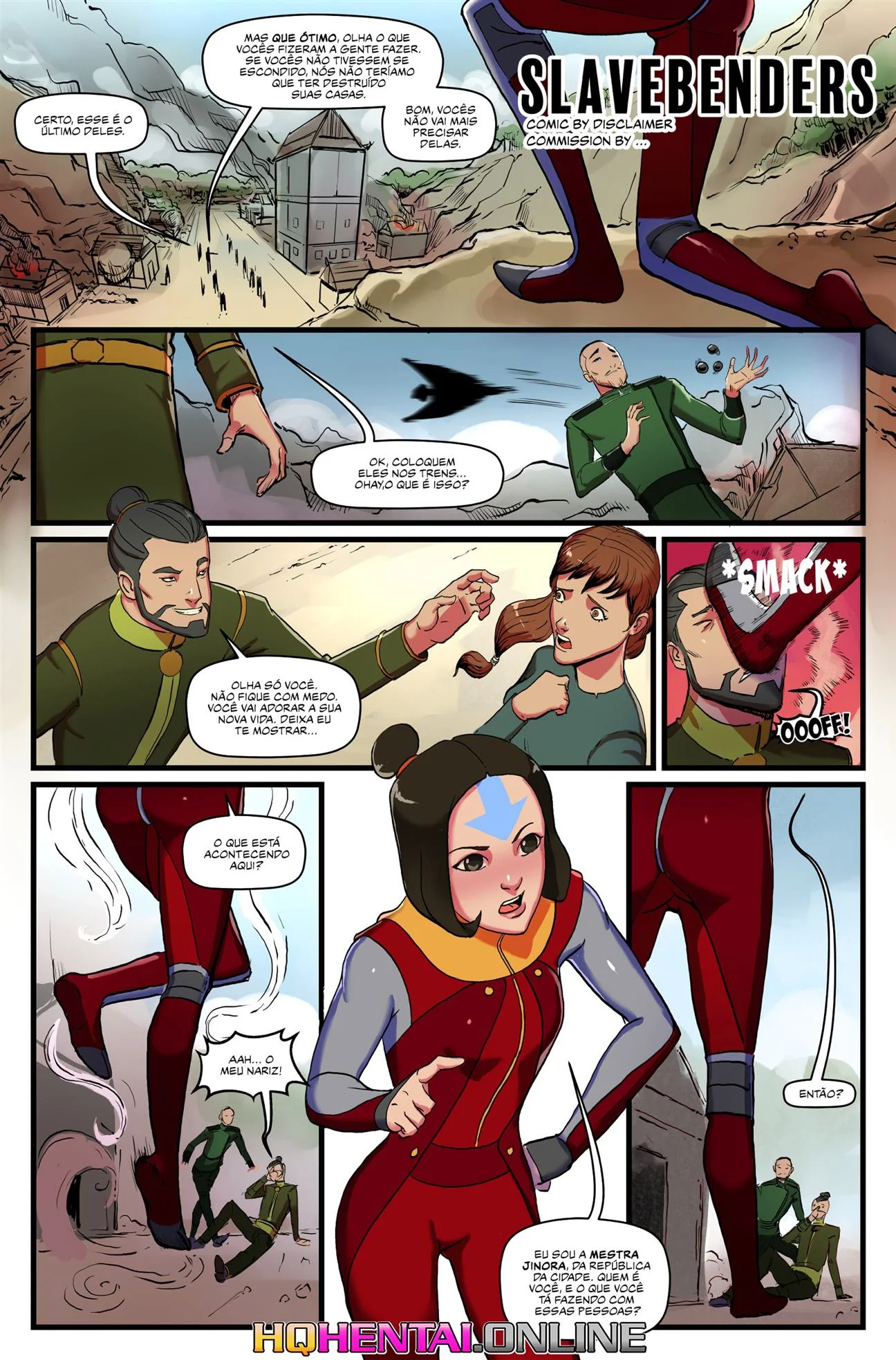 A Piranha Jinora em Escrava Avatar - Hentai HQ Brasileiro