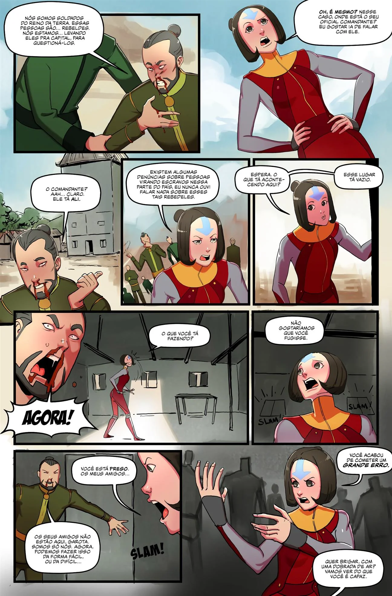 A Piranha Jinora em Escrava Avatar - Hentai HQ Brasileiro