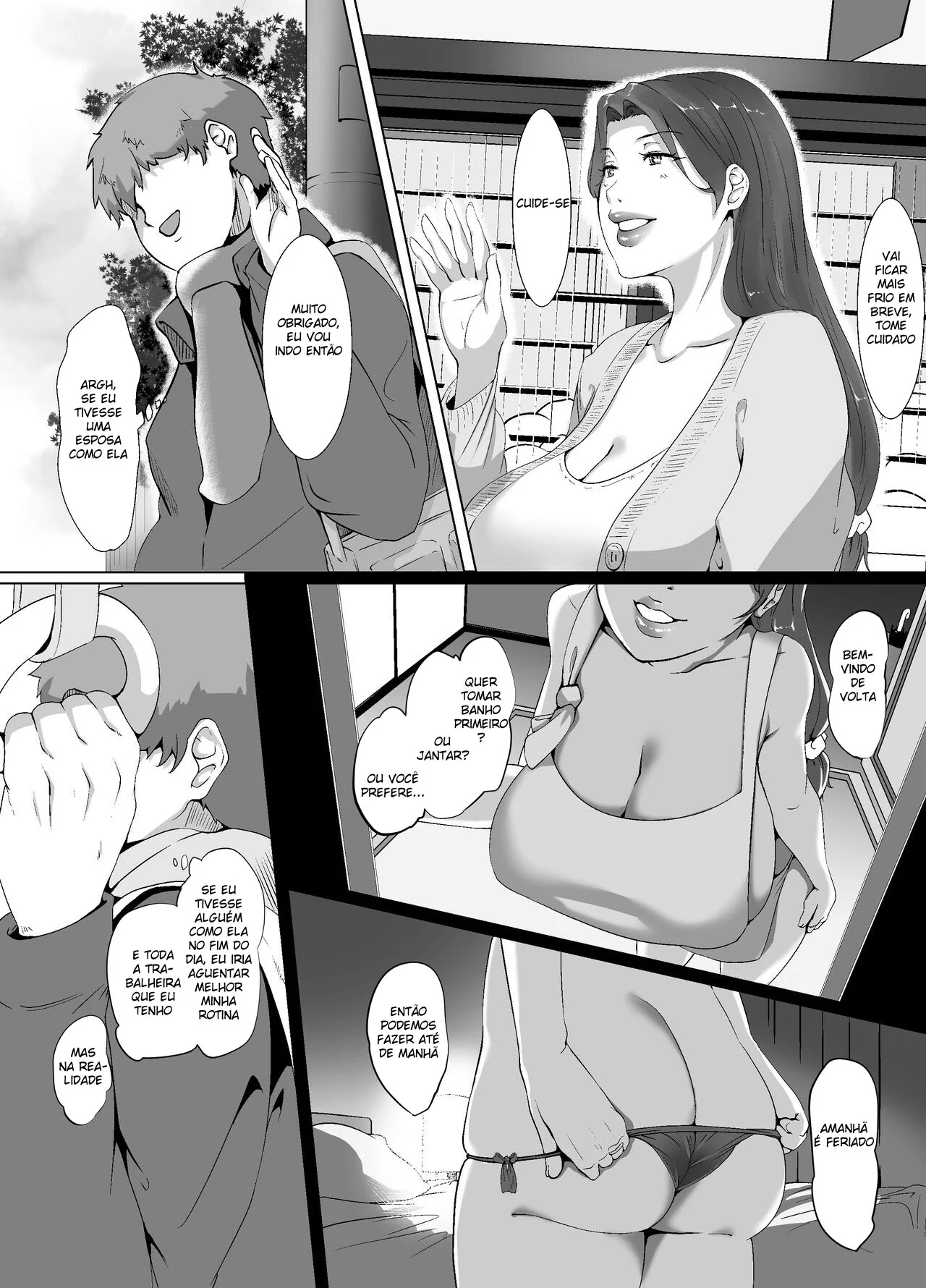 A Poção do Papai Noel - Seduzindo a Vizinha Piranha em Hentai HQ