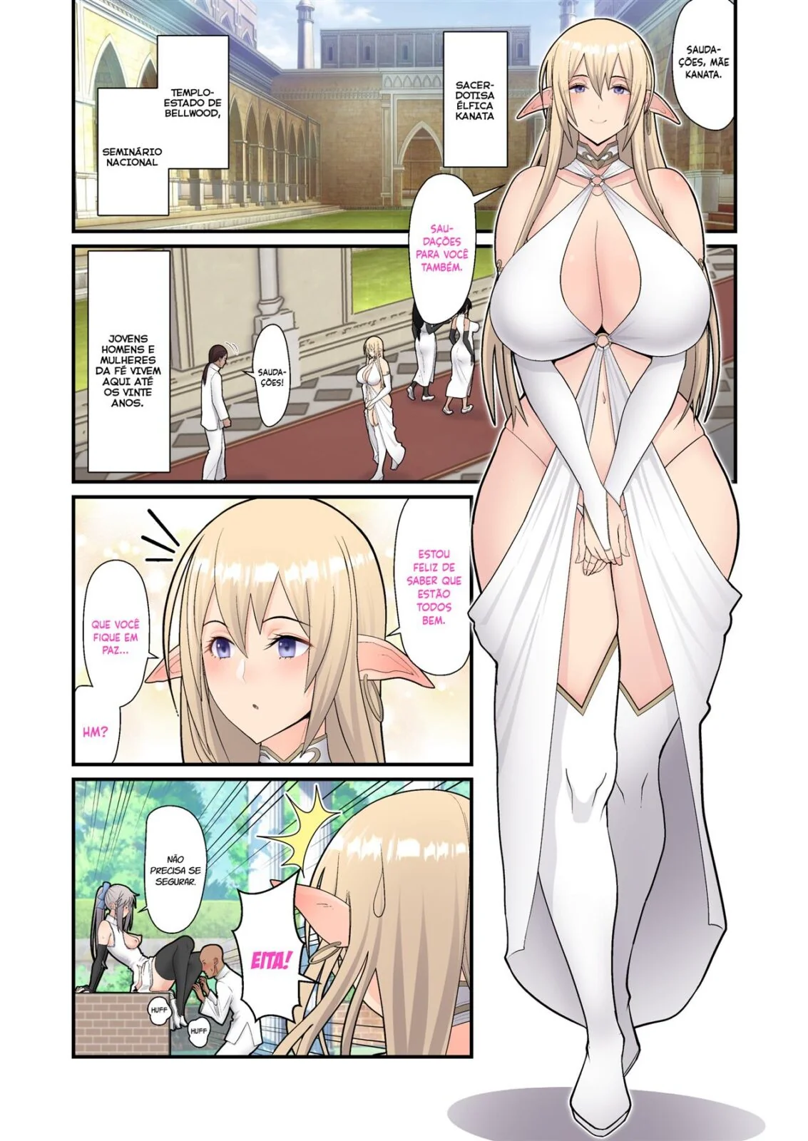 A Putaria da Elfa Safada - HQ de Sexo em Hentai Brasileiro