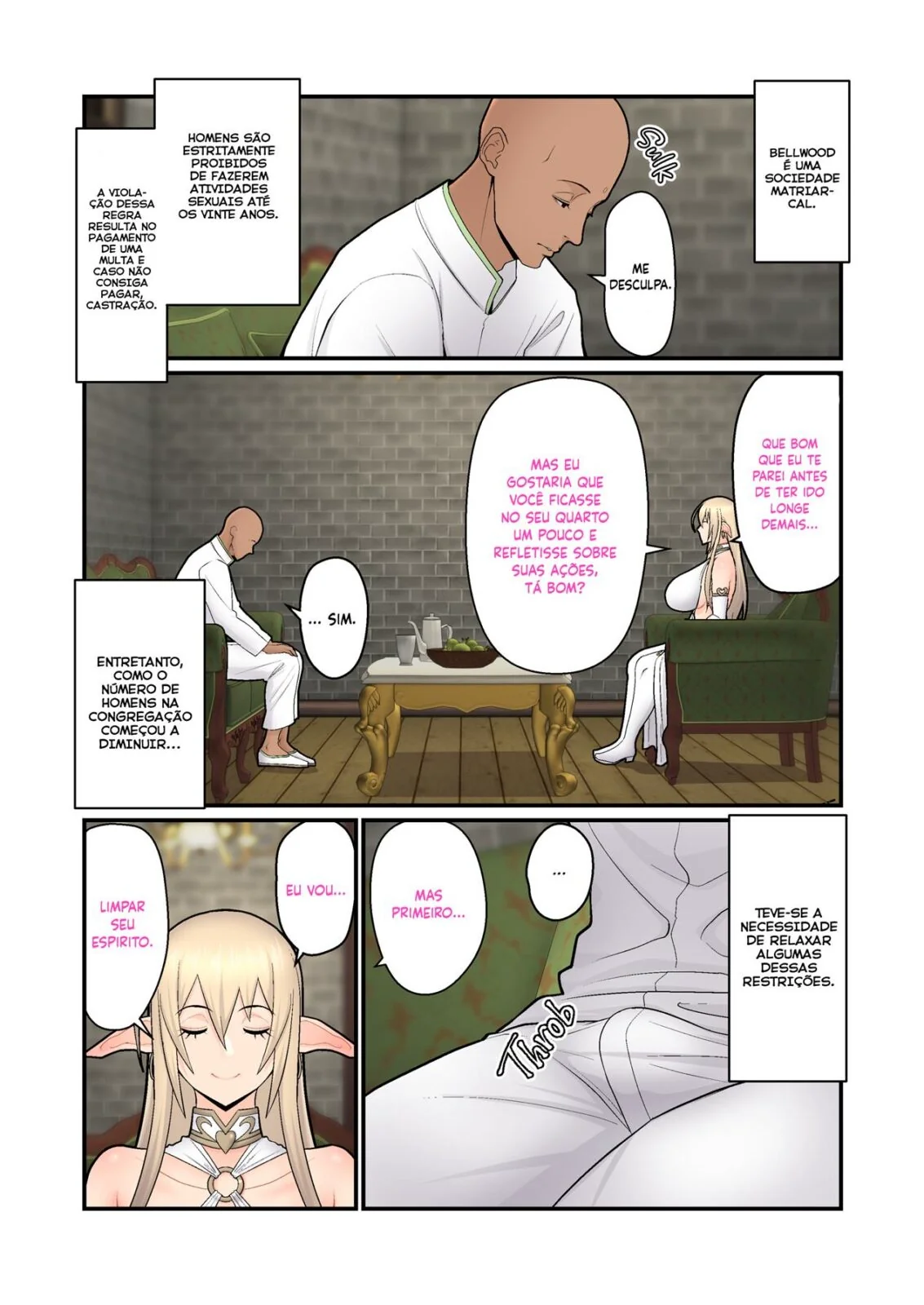 A Putaria da Elfa Safada - HQ de Sexo em Hentai Brasileiro