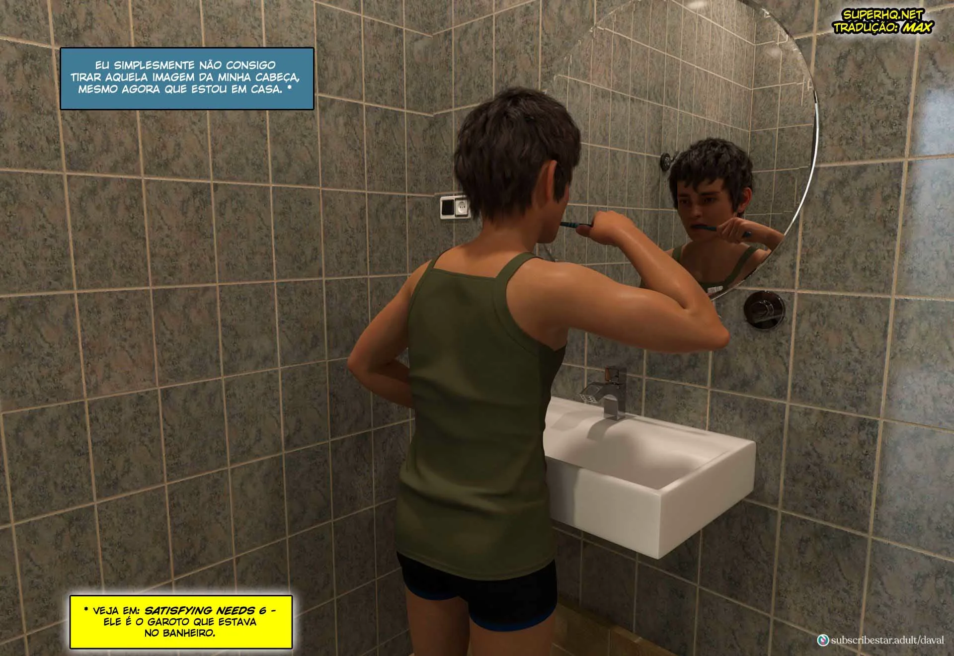 Agente Muito Sortudo: Enrolados em uma Missão Sexual com a Irmã Piranha!" em HQ Brasileiro