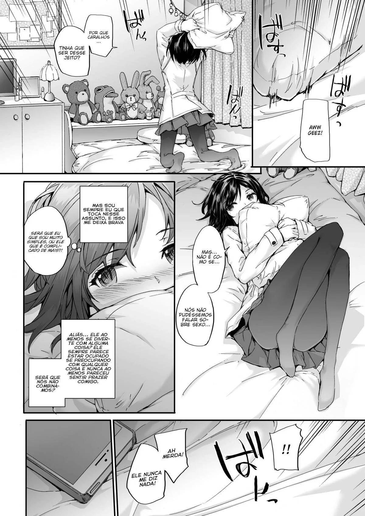 Akira: Putinha do Sogrão do Pau Enorme em Hentai HQ Brasileiro