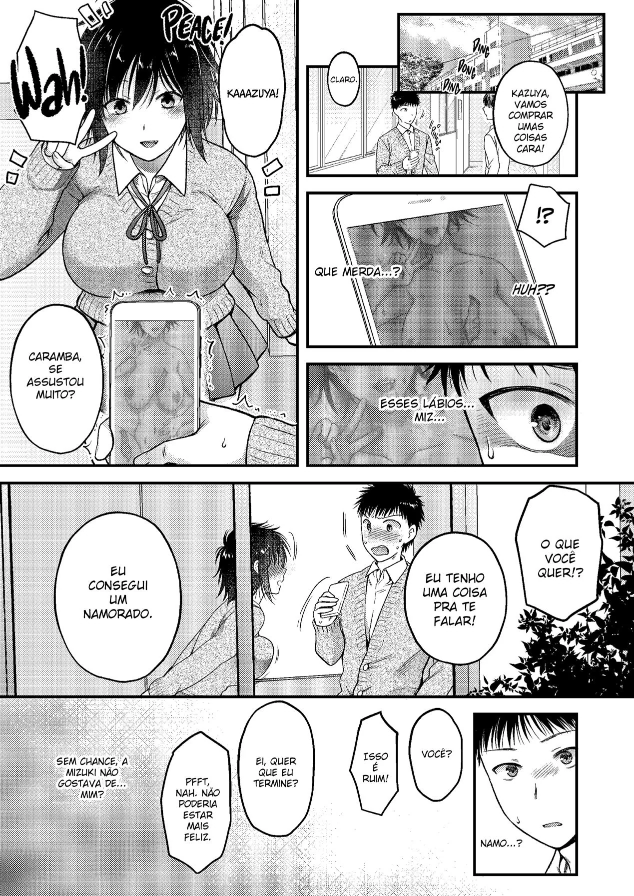 Amigos se tornam mais do que amigos em HQ de Hentai: O Desejo Proibido de Mizuki