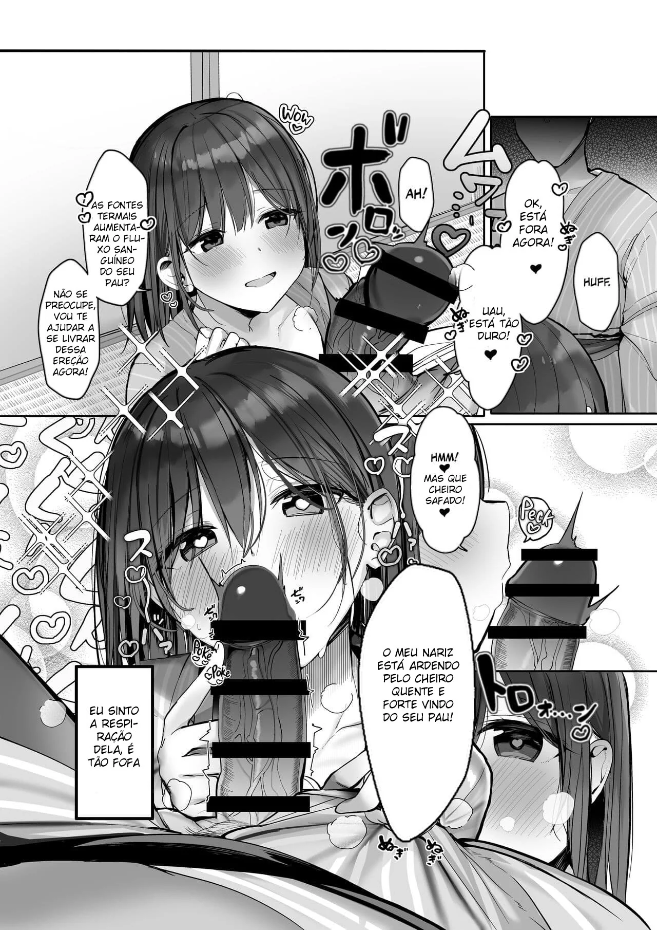 Amizade Colorida - A Piranha da Buceta Quente" em HQ Brasileiro