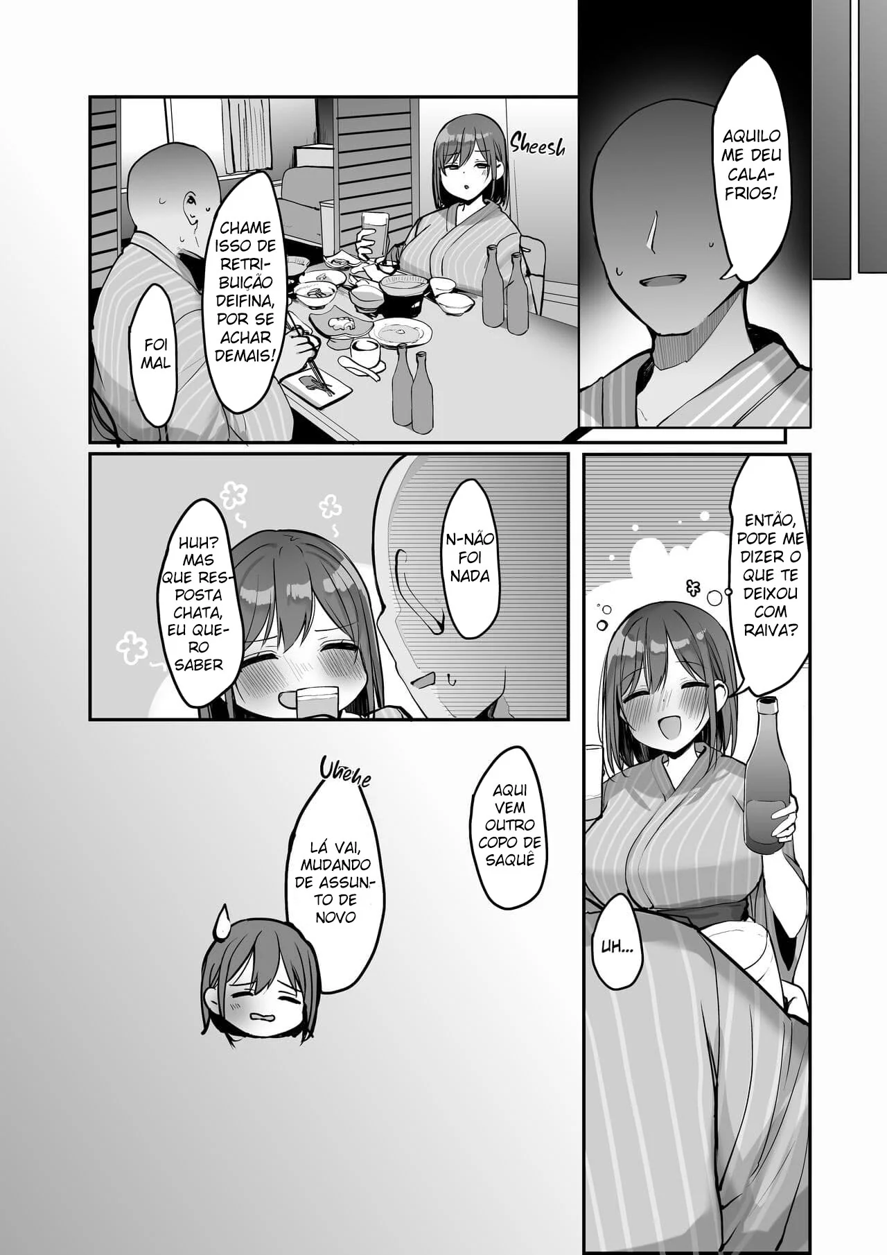 Amizade Colorida - A Piranha da Buceta Quente" em HQ Brasileiro