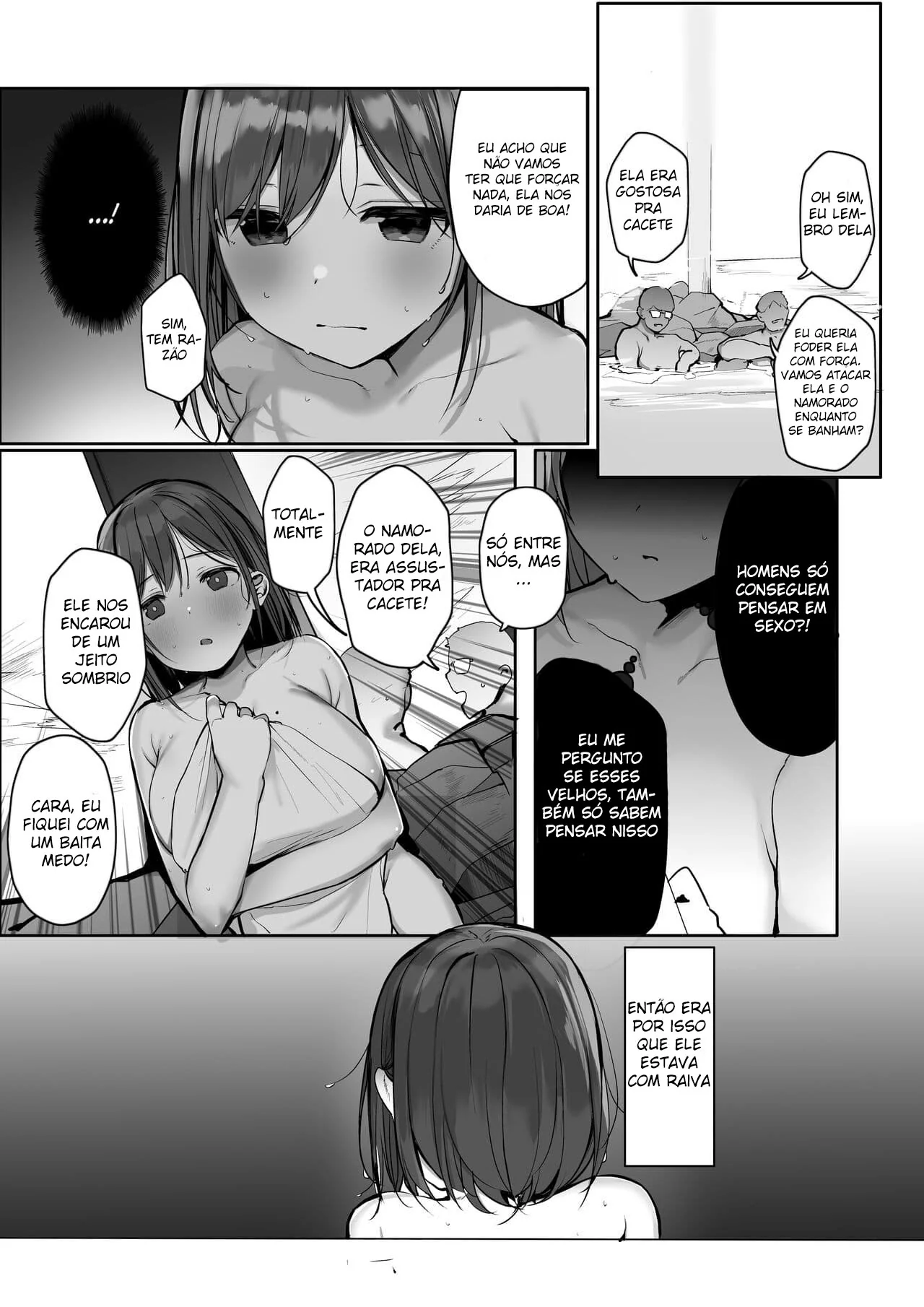 Amizade Colorida - A Piranha da Buceta Quente" em HQ Brasileiro