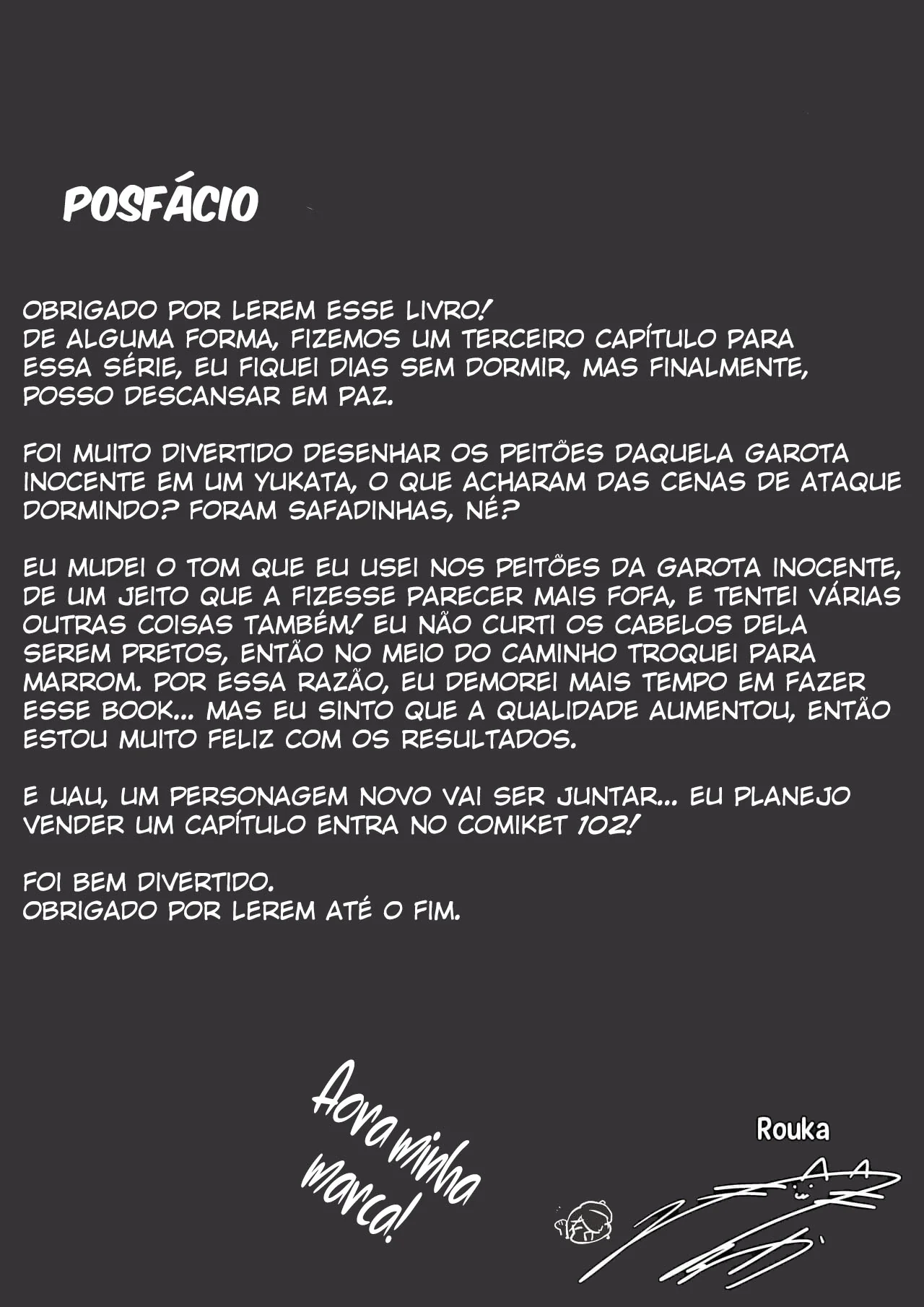 Amizade Colorida - A Piranha da Buceta Quente" em HQ Brasileiro