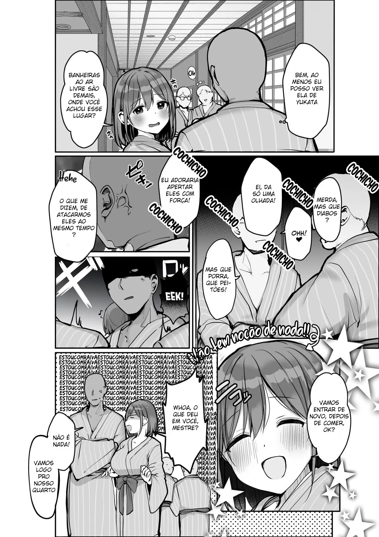 Amizade Colorida - A Piranha da Buceta Quente" em HQ Brasileiro