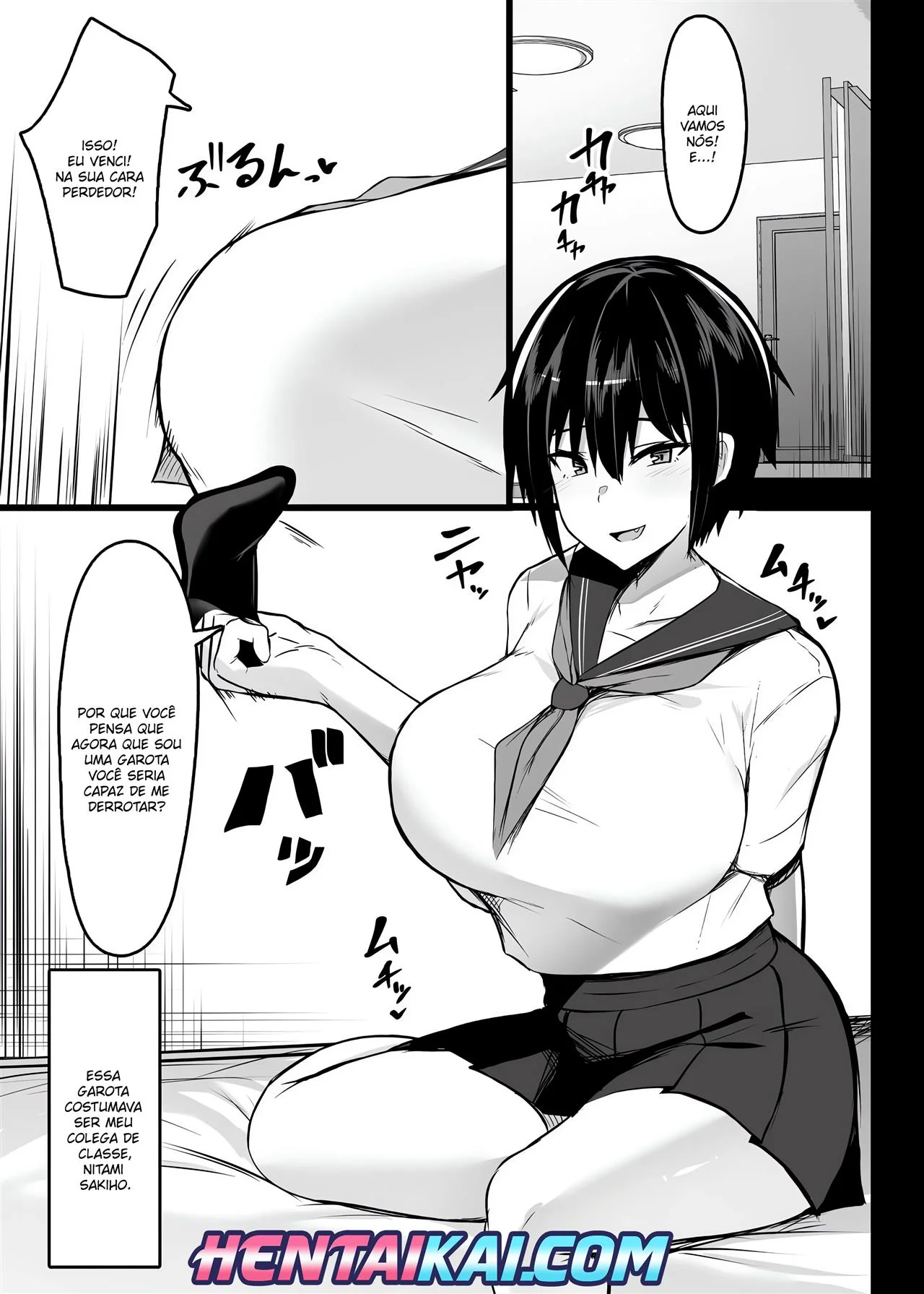 Amizade Colorida: Shiro e Nitami - A Transformação da Piroca em Buceta em Hentai HQ Brasileiro