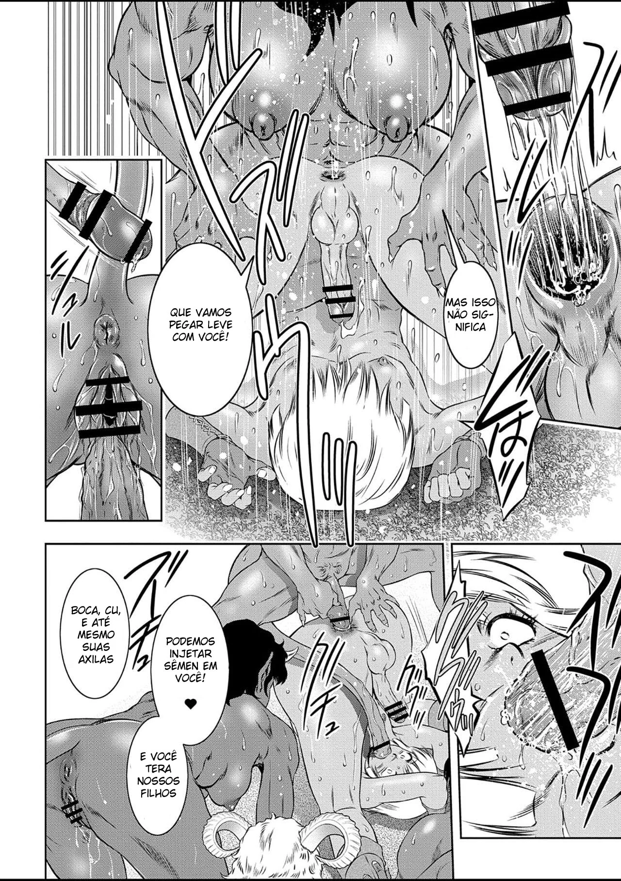 Aprendiz de Mago Enfrenta Criaturas Futanaris em Busca do Fruto Proibido" em HQ Brasileiro