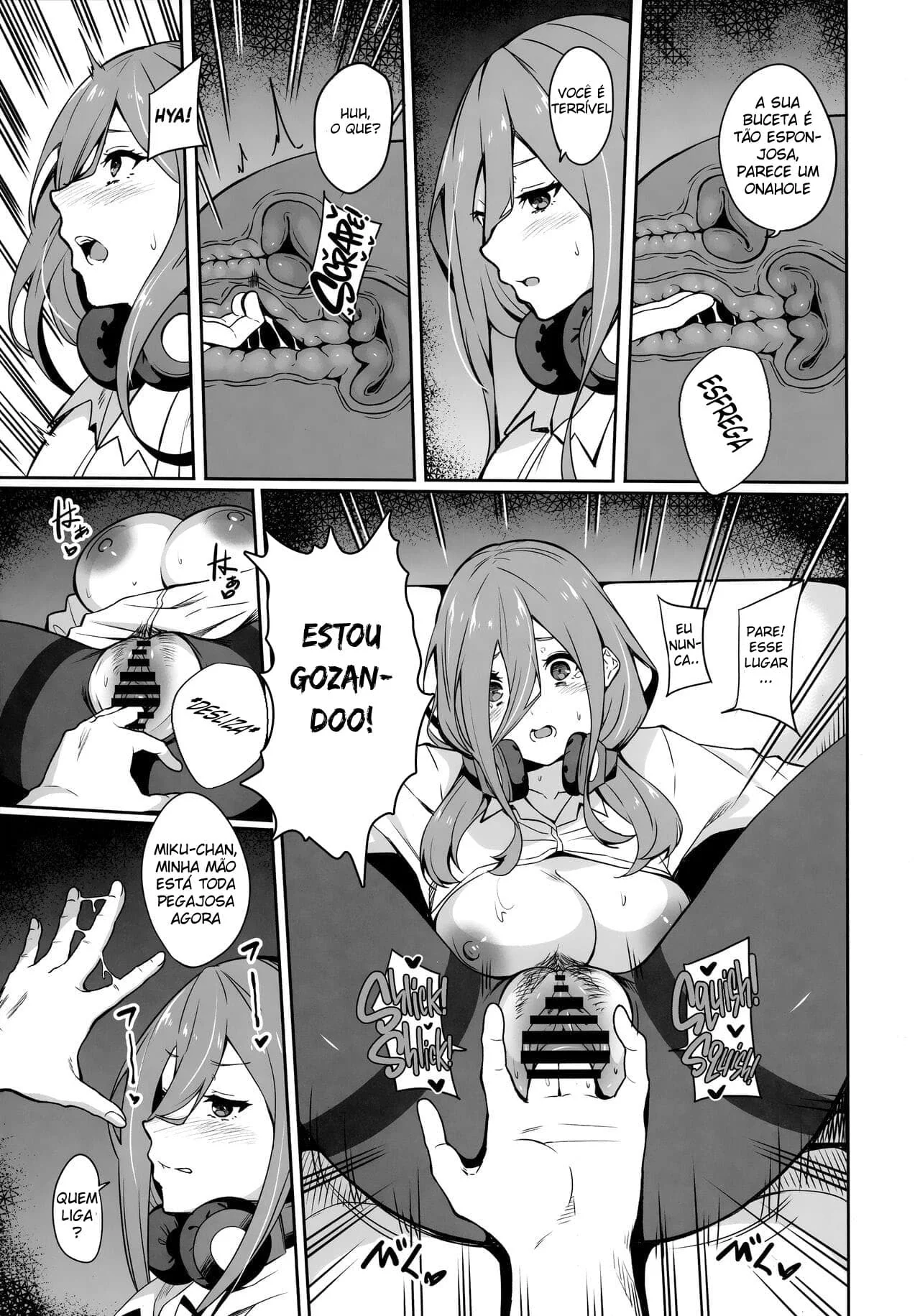 As Quíntuplas Piranhas Querem Rola em HQ Brasileiro