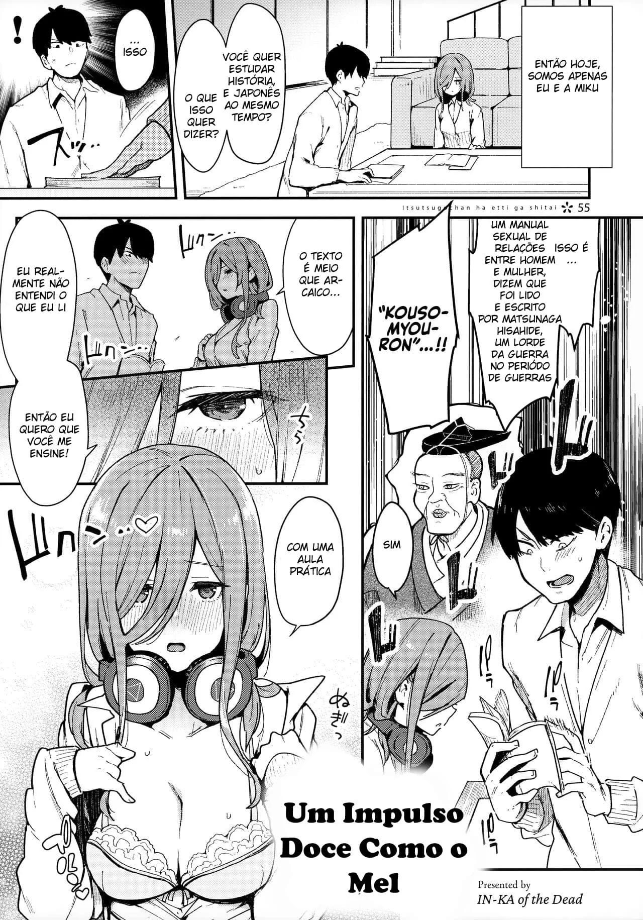 As Quíntuplas Piranhas Querem Rola em HQ Brasileiro