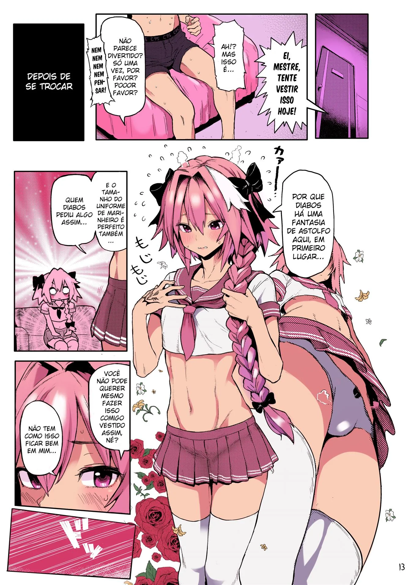 Astolfo e o Quarto da Foda: A Piranha Que Não Pode Ser Domada" em Hentai HQ