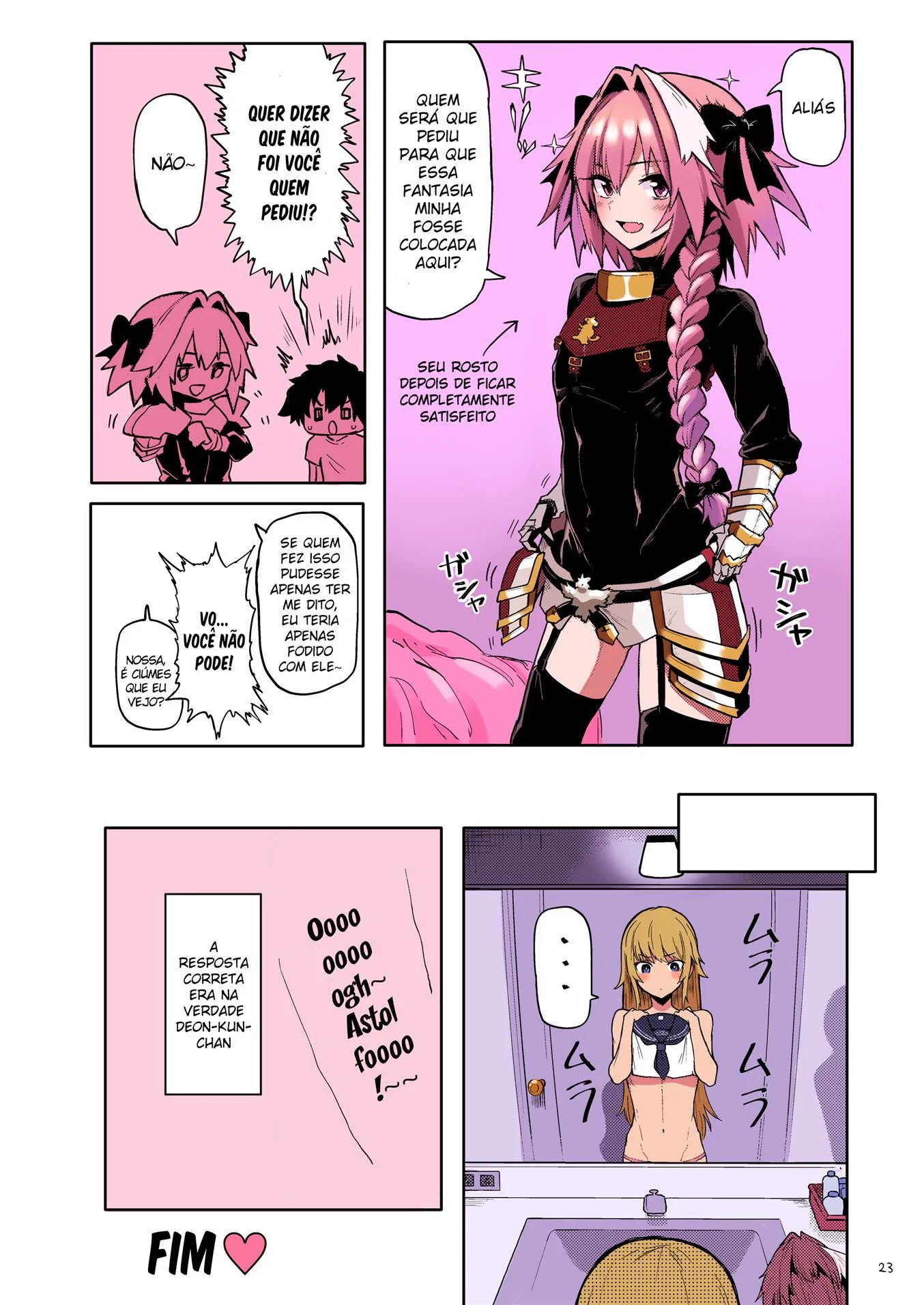 Astolfo e o Quarto da Foda: A Piranha Que Não Pode Ser Domada" em Hentai HQ