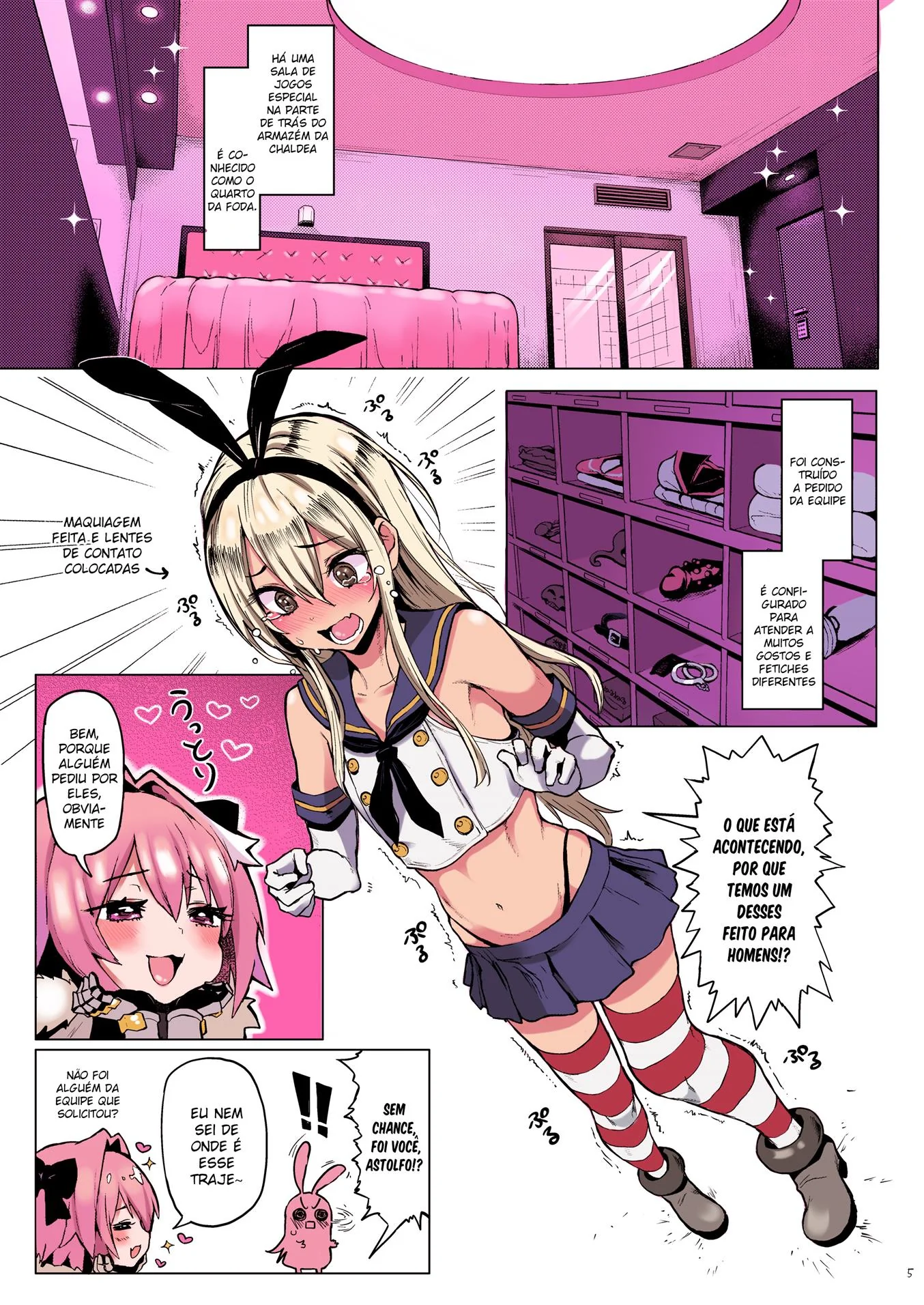 Astolfo e o Quarto da Foda: A Piranha Que Não Pode Ser Domada" em Hentai HQ