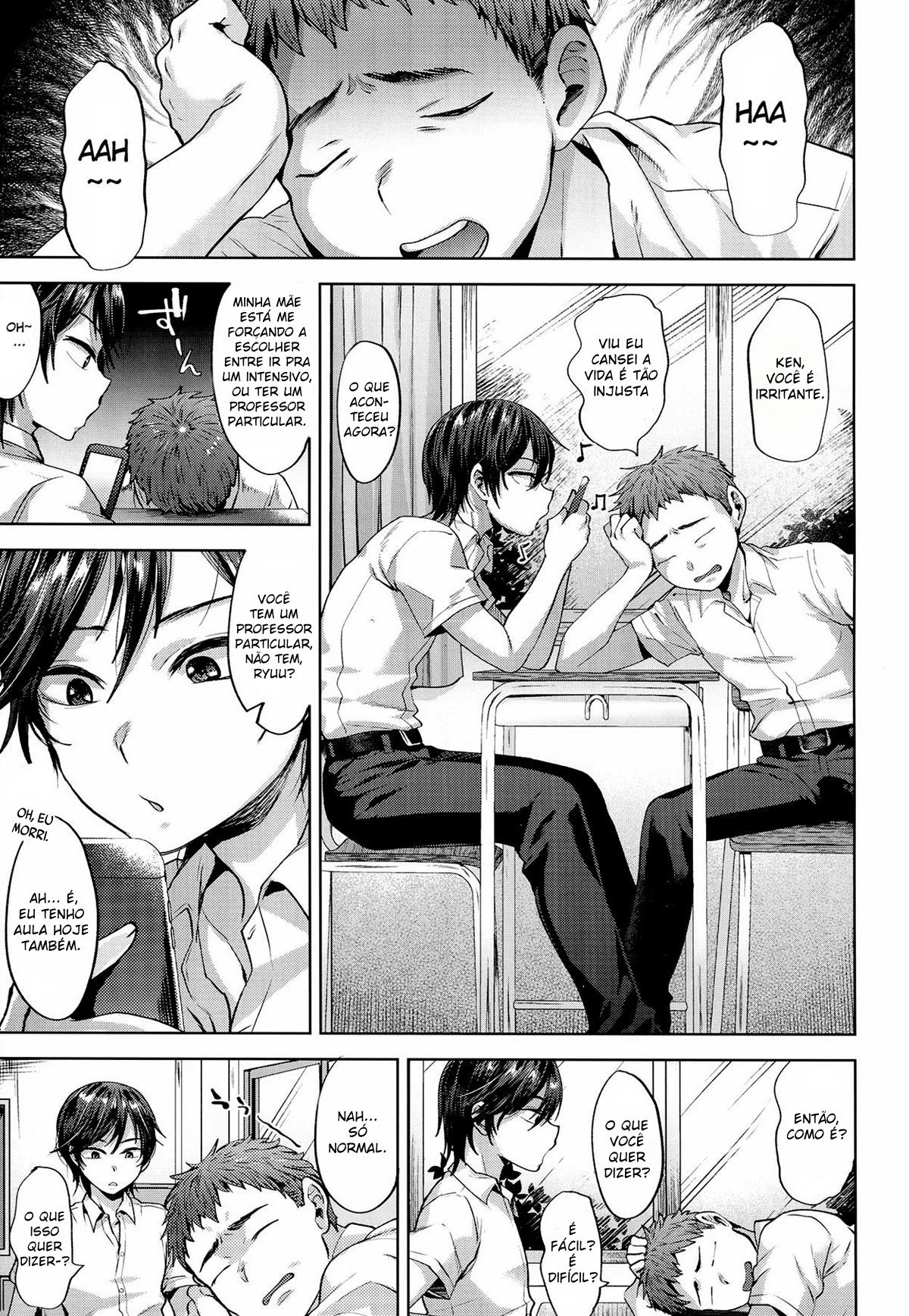 Aula Particular com o Professor Pervertido - Ryuu se envolve em uma sacanagem dos infernos!" em HQ Brasileiro