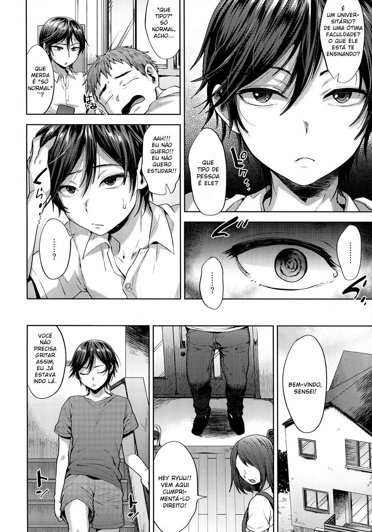 Aula Particular com o Professor Pervertido - Ryuu se envolve em uma sacanagem dos infernos!" em HQ Brasileiro