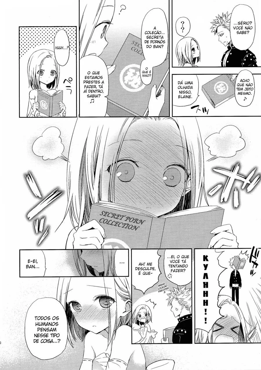 Ban Enfiando Sua Piroca na Buceta da Piranha Elaine - Nanatsu no Taizai Hentai HQ