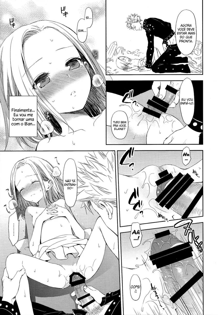 Ban Enfiando Sua Piroca na Buceta da Piranha Elaine - Nanatsu no Taizai Hentai HQ