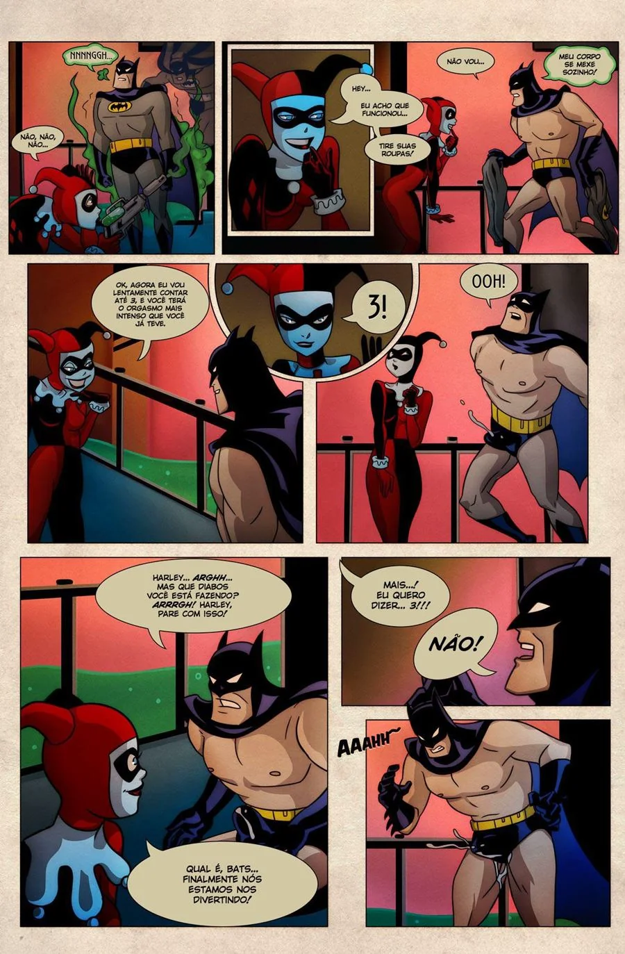 Batman e Harley: A Bandida Piranha em Hentai HQ Brasileiro