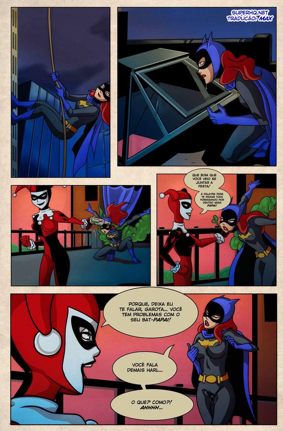 Batman e Harley: A Bandida Piranha em Hentai HQ Brasileiro