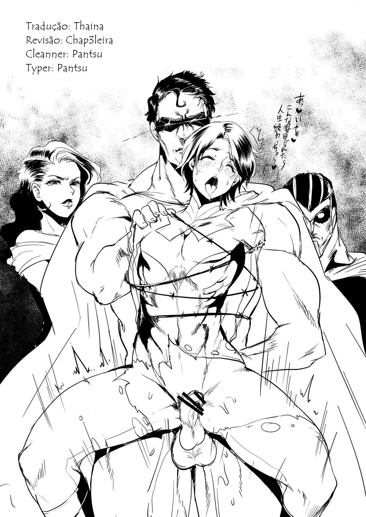 Batman e Robin: A Submissão aos Vilões em uma Orgia Brutal!