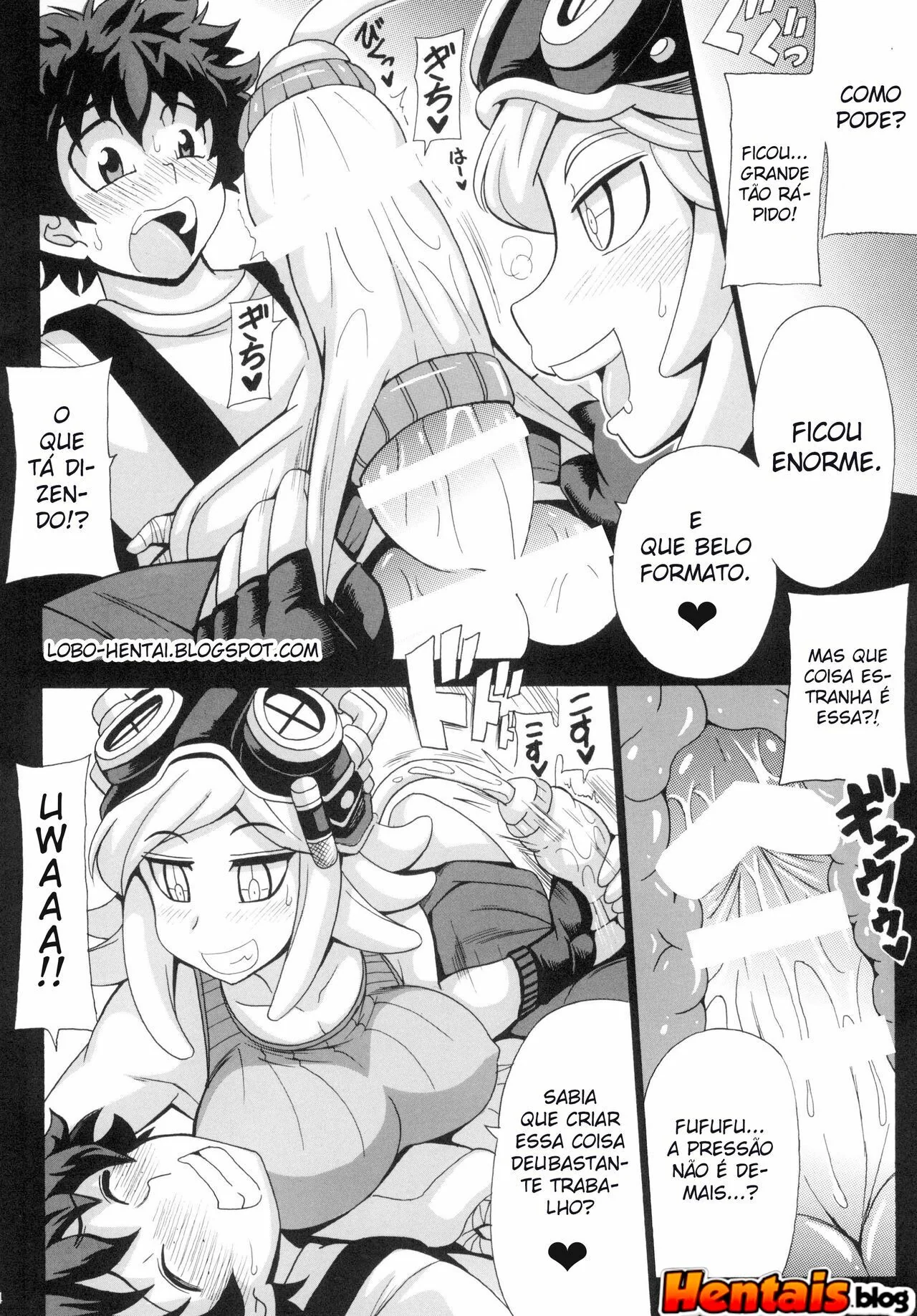 Bebê Super Fofo: Piranha Gostosa Dando a Buceta Pro Super-Herói de Rola Grande em HQ Brasileira de Hentai