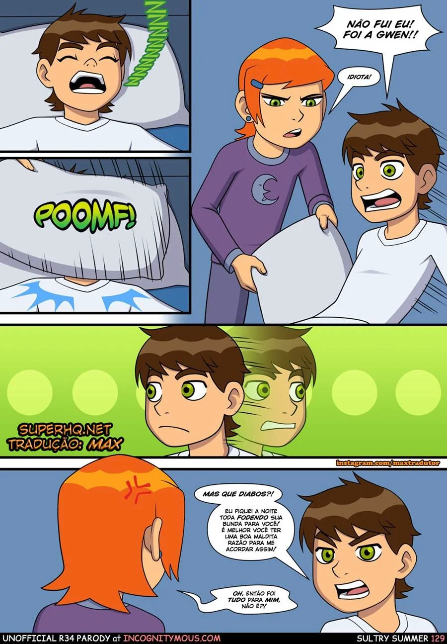 Ben 10 Hentai: Incesto Quente com a Piranha da Irmã em Dia de Verão - HQ Porno Brasileiro