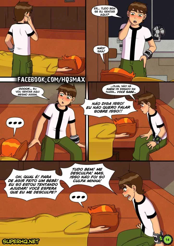 Ben 10 Hentai: Incesto Quente com a Piranha da Irmã em Dia de Verão - HQ Porno Brasileiro