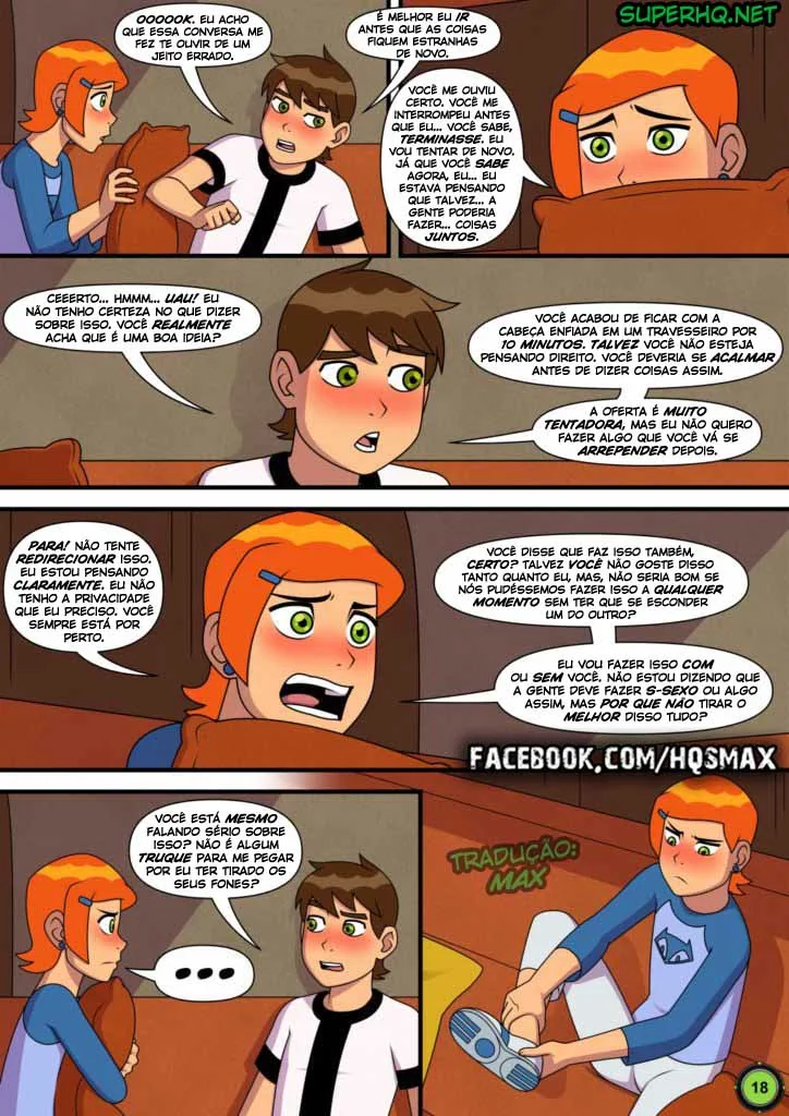 Ben 10 Hentai: Incesto Quente com a Piranha da Irmã em Dia de Verão - HQ Porno Brasileiro
