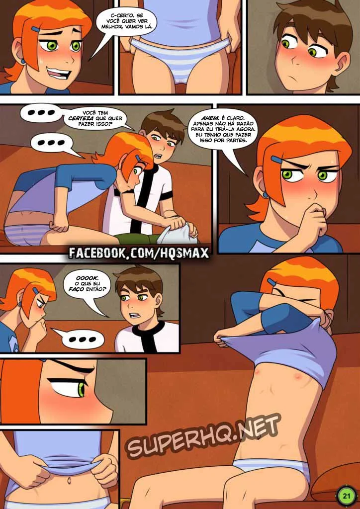 Ben 10 Hentai: Incesto Quente com a Piranha da Irmã em Dia de Verão - HQ Porno Brasileiro