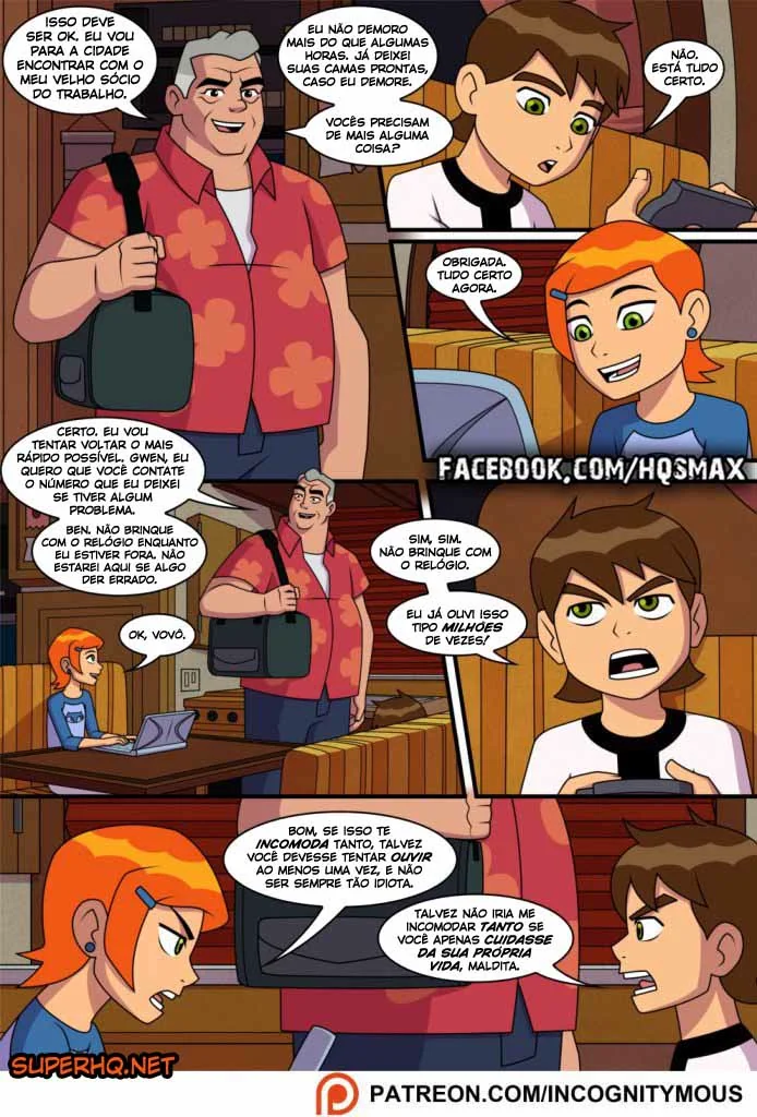 Ben 10 Hentai: Incesto Quente com a Piranha da Irmã em Dia de Verão - HQ Porno Brasileiro
