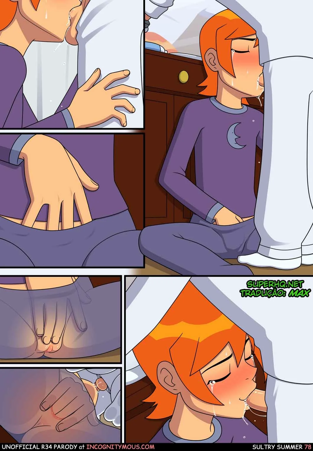 Ben 10 Hentai: Incesto Quente com a Piranha da Irmã em Dia de Verão - HQ Porno Brasileiro