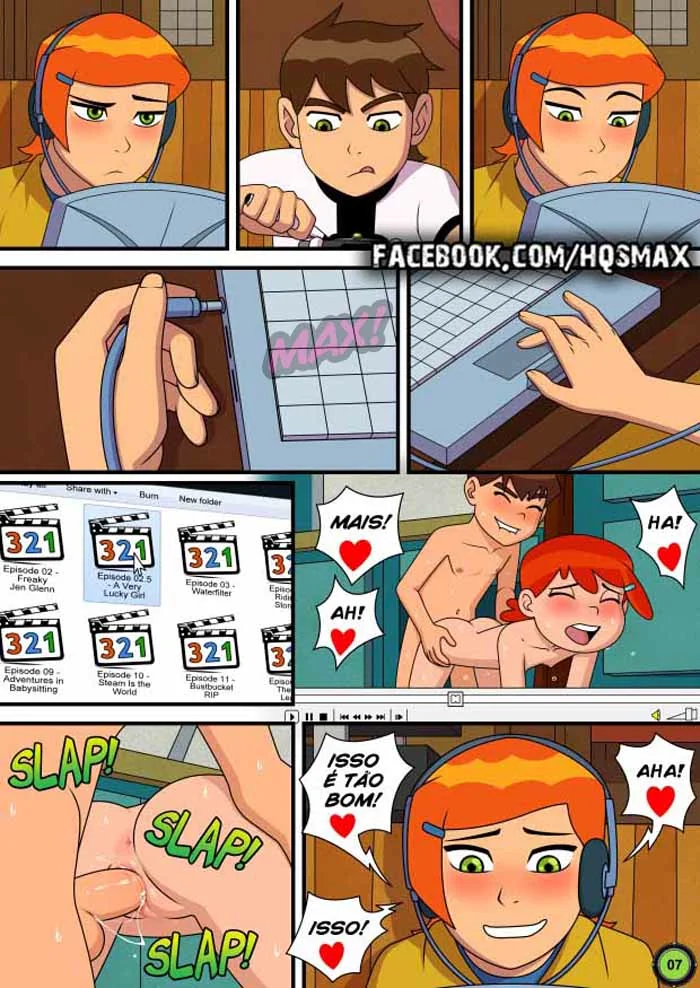 Ben 10 Hentai: Incesto Quente com a Piranha da Irmã em Dia de Verão - HQ Porno Brasileiro