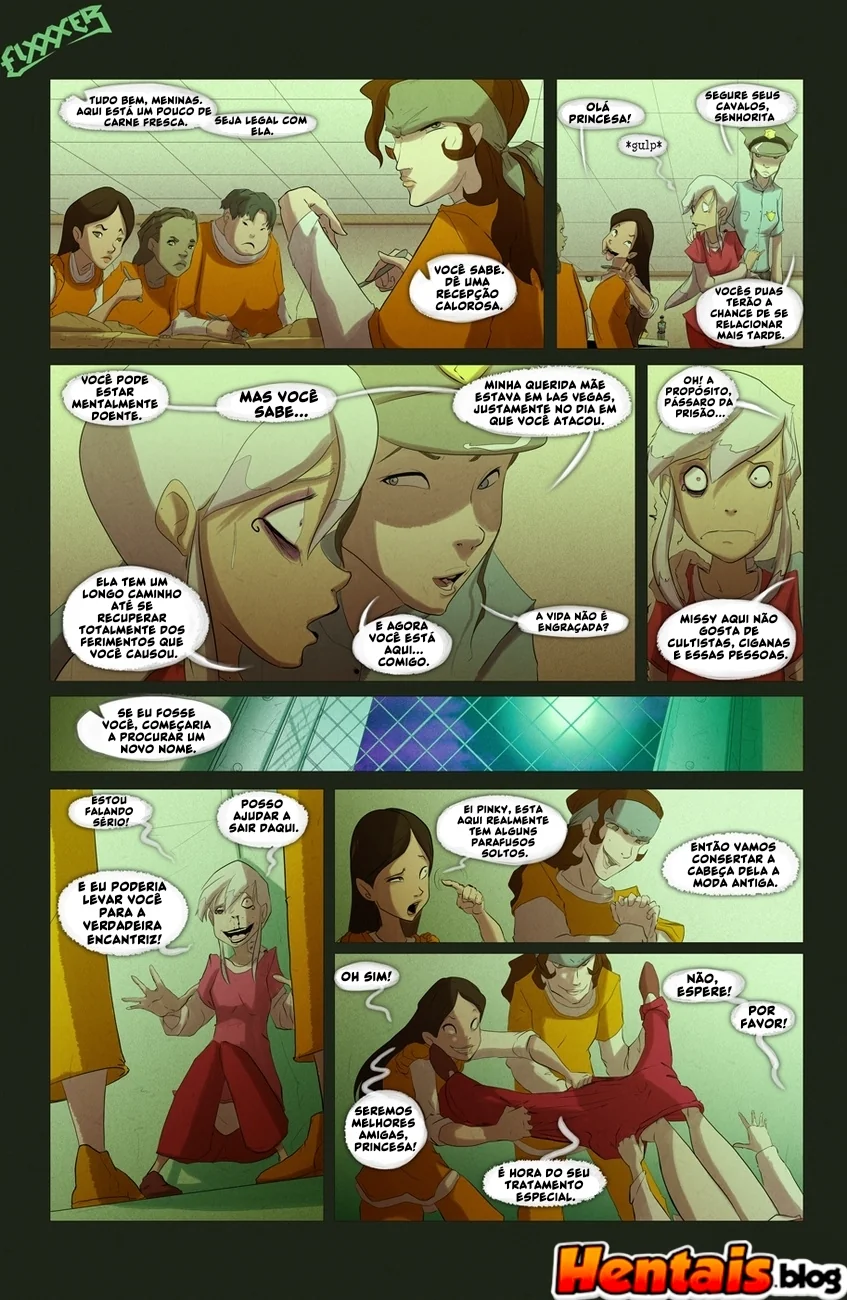 Ben 10 Hentai: Suruba da Bruxa Sem Nome em HQ Brasileiro