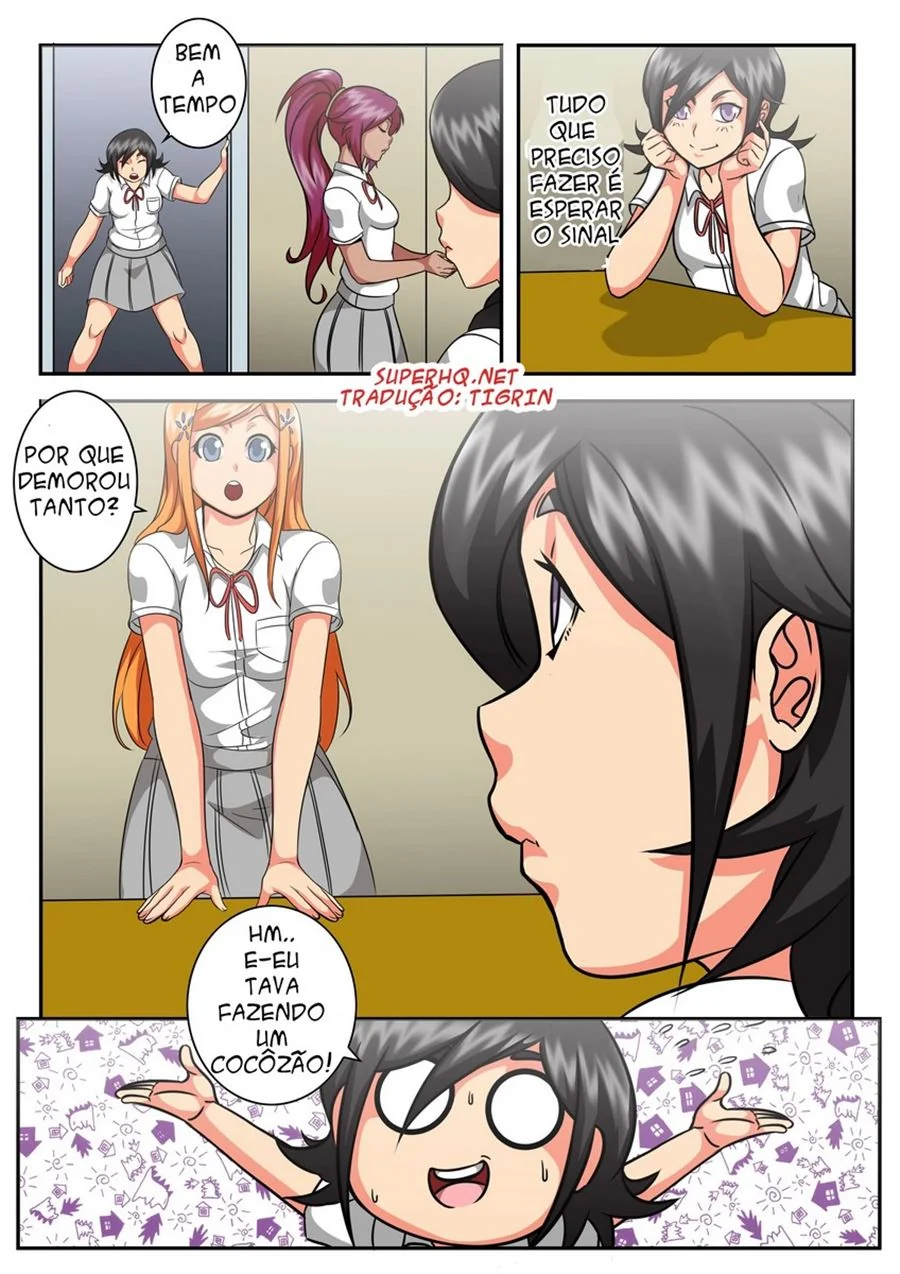 Bleach A What If Story Cp.3 - Ichigo e Orihime na putaria em HQ Brasileiro