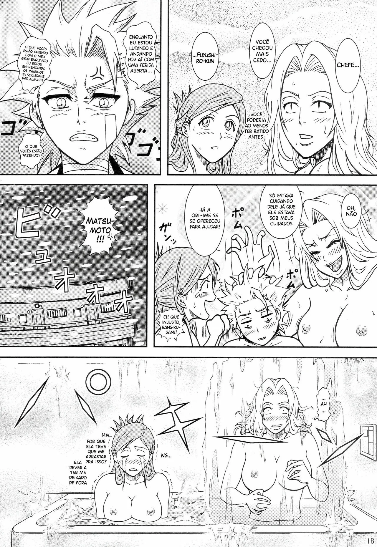 Bleach Hentai HQ: Loira Piranha - Mortes no Spa da Putaria - Manga Hentai Bleach Brasileiro